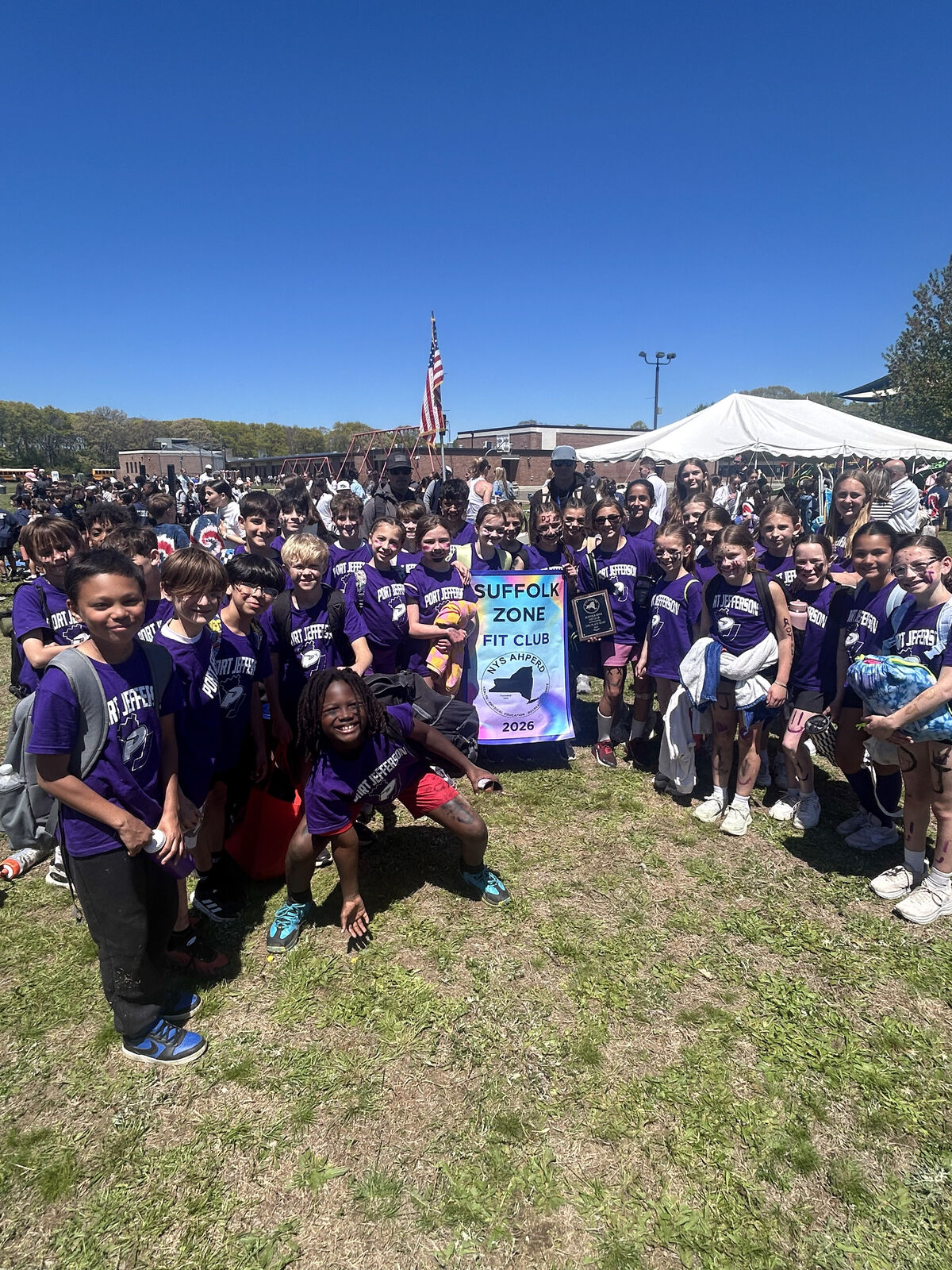 Edna Louise Spear Elementary Students Earn Top 10 Finish at Suffolk Zone Fit Club Competition
