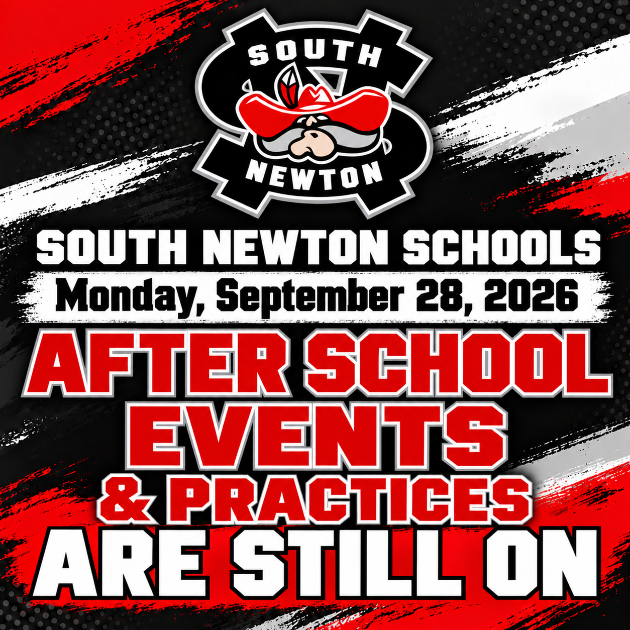 Athletic Events for Monday, September 28, 2026