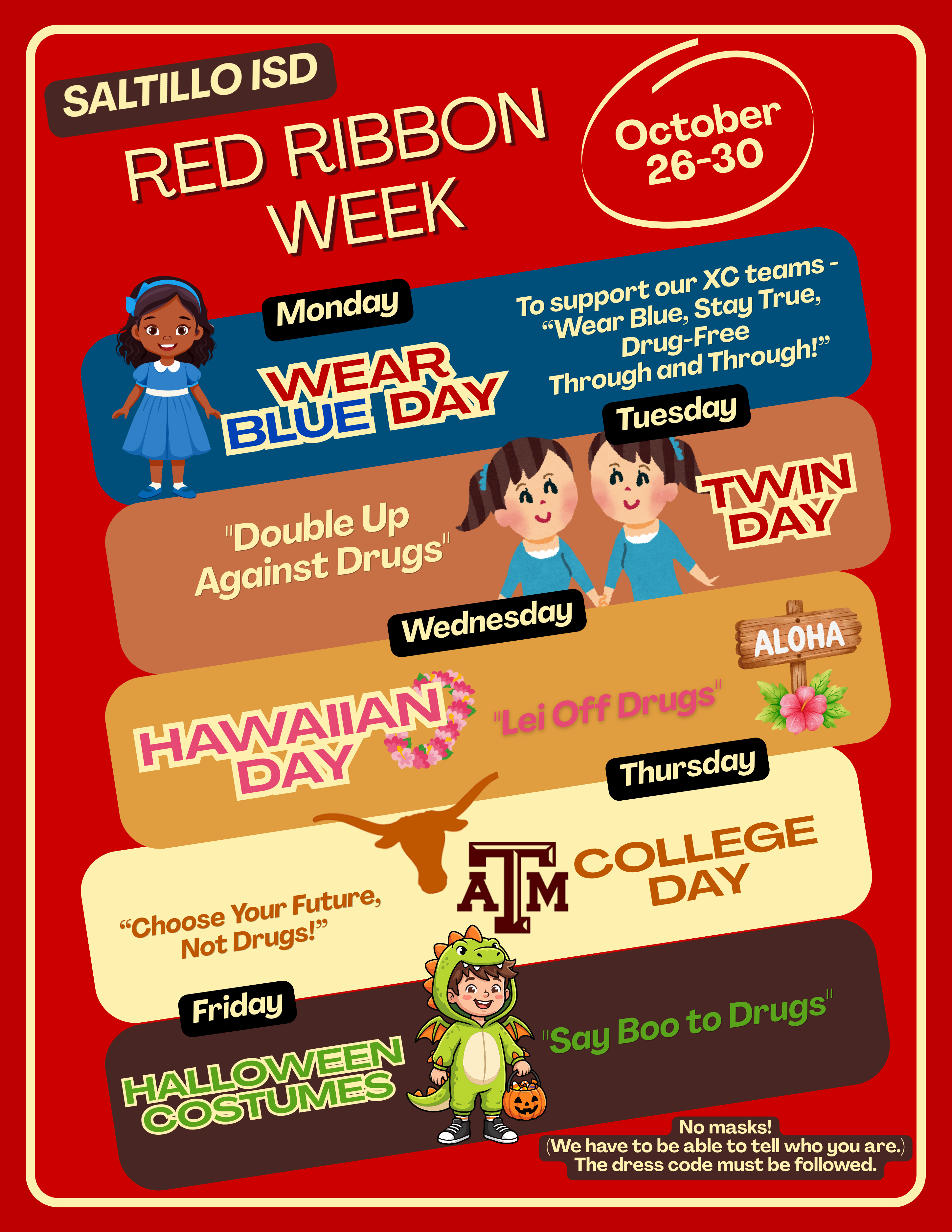 Red Ribbon Week (October 26-30)