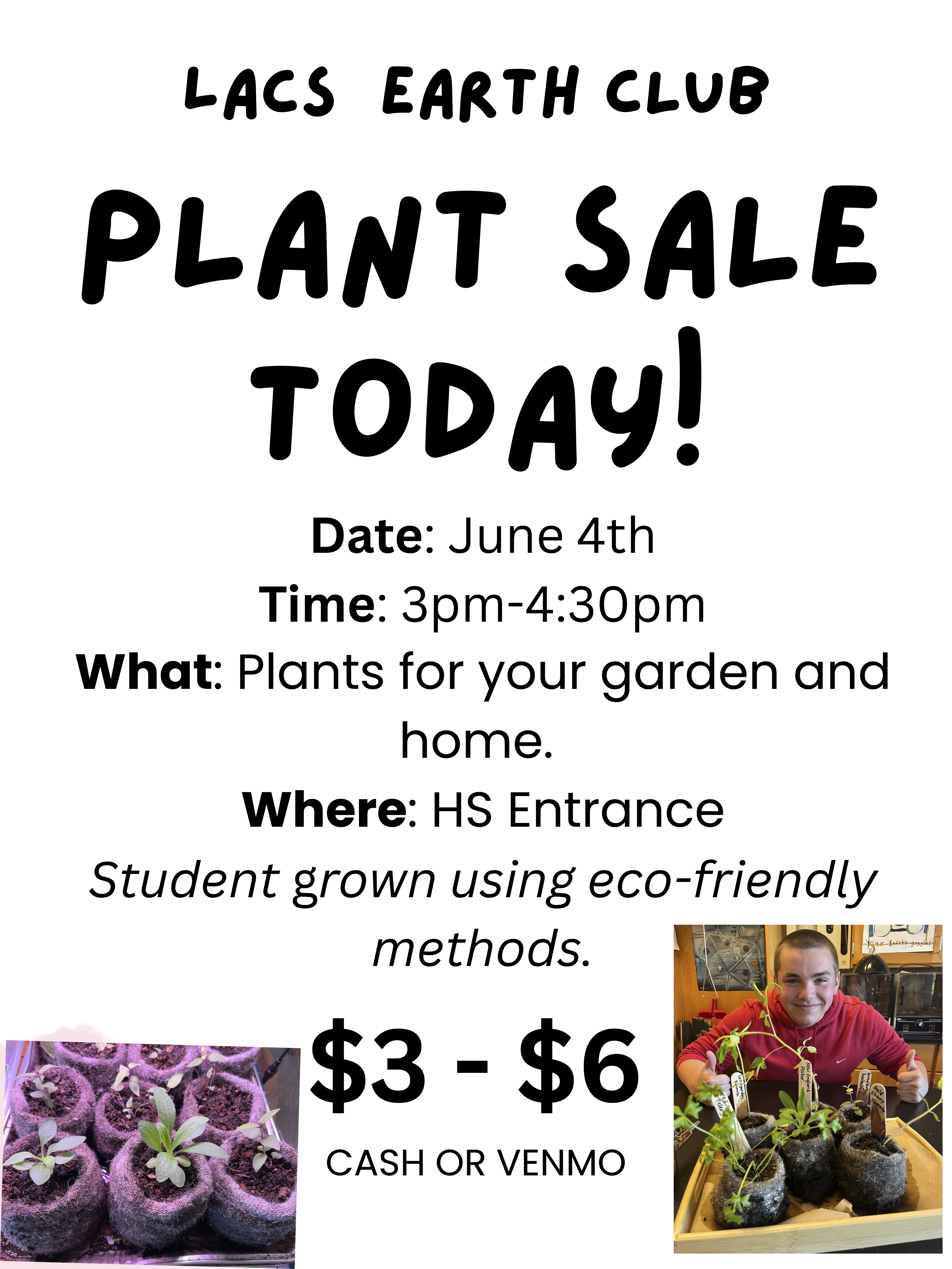 LACS Earth Club’s Eco-Friendly Plant Sale
