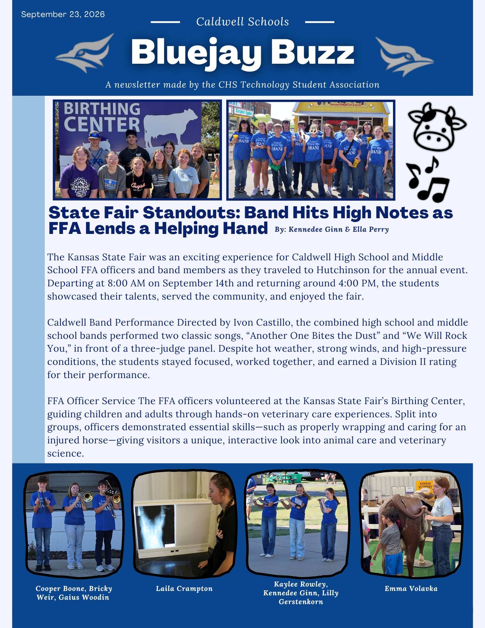 Bluejay Buzz Sept. 23 Edition