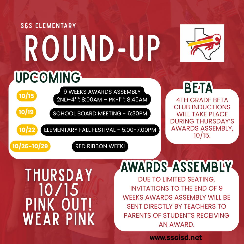Elementary Weekly Round-Up