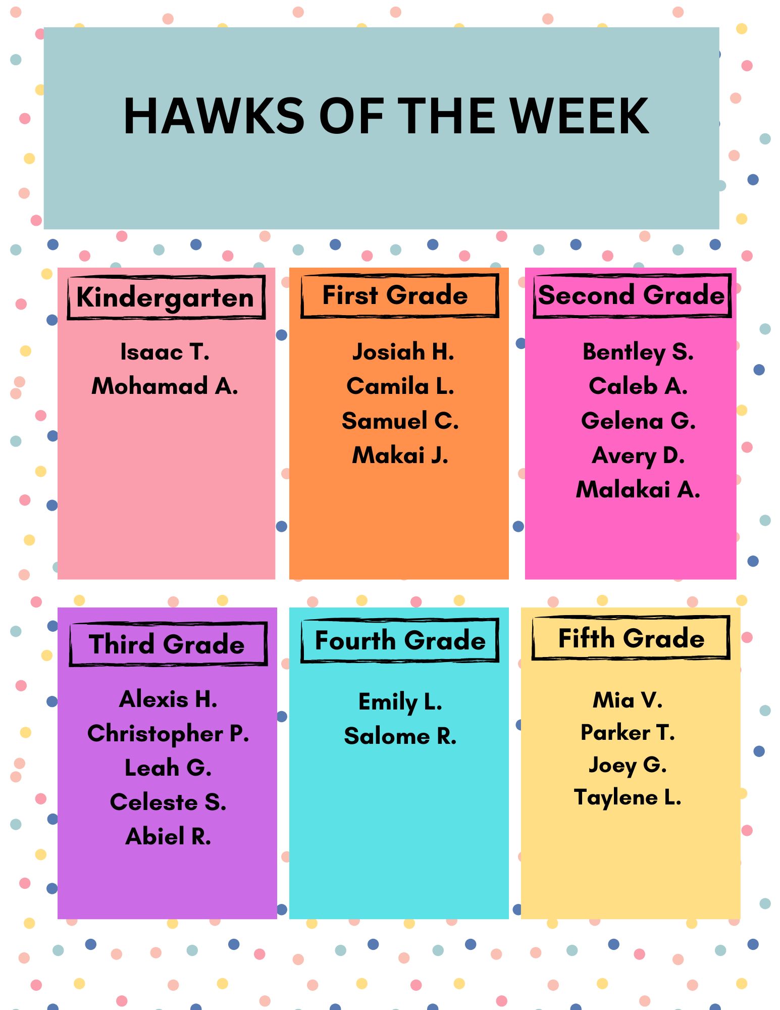 Hawk of the Week 