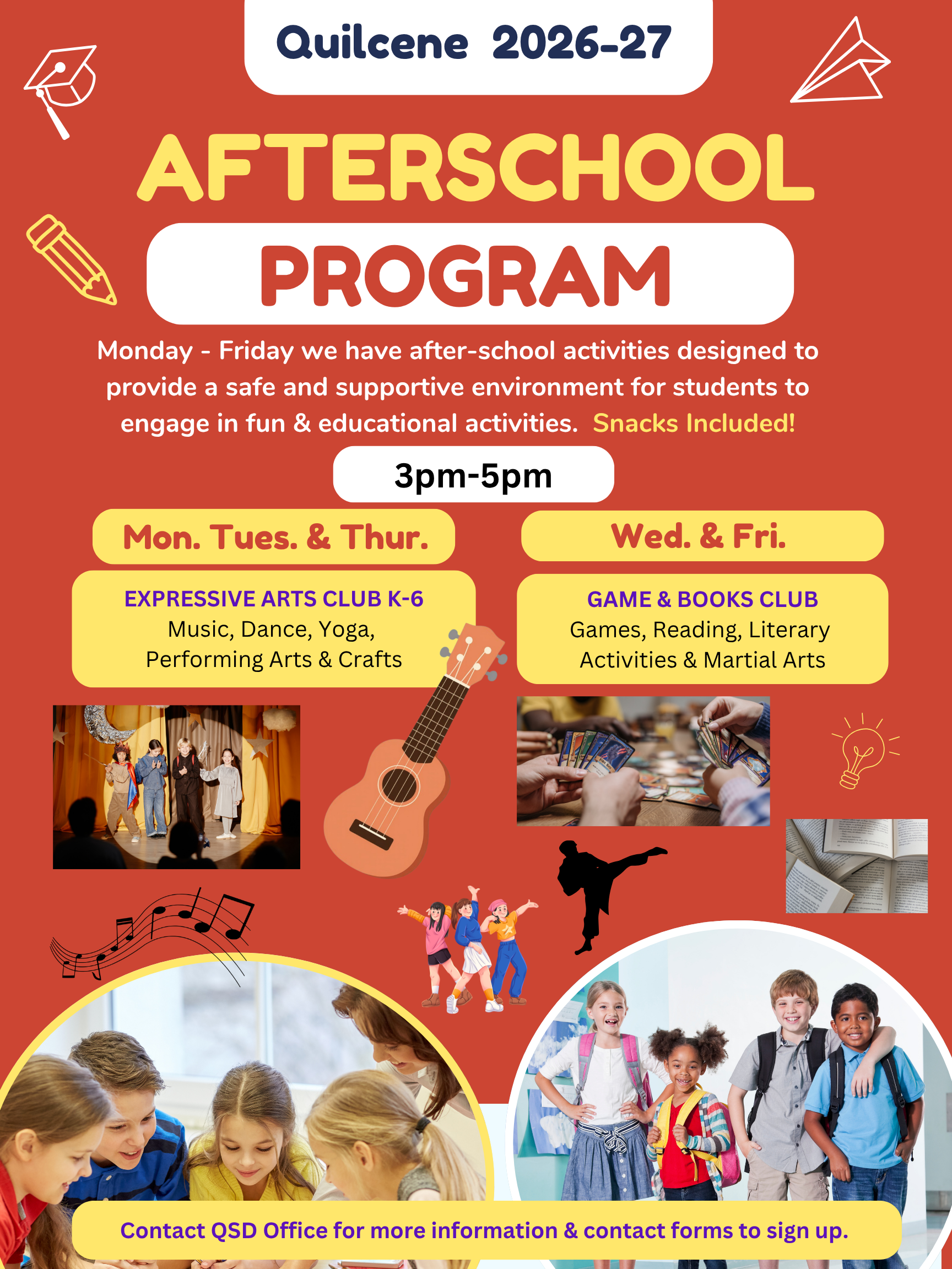 Afterschool Programs Starting Next Week