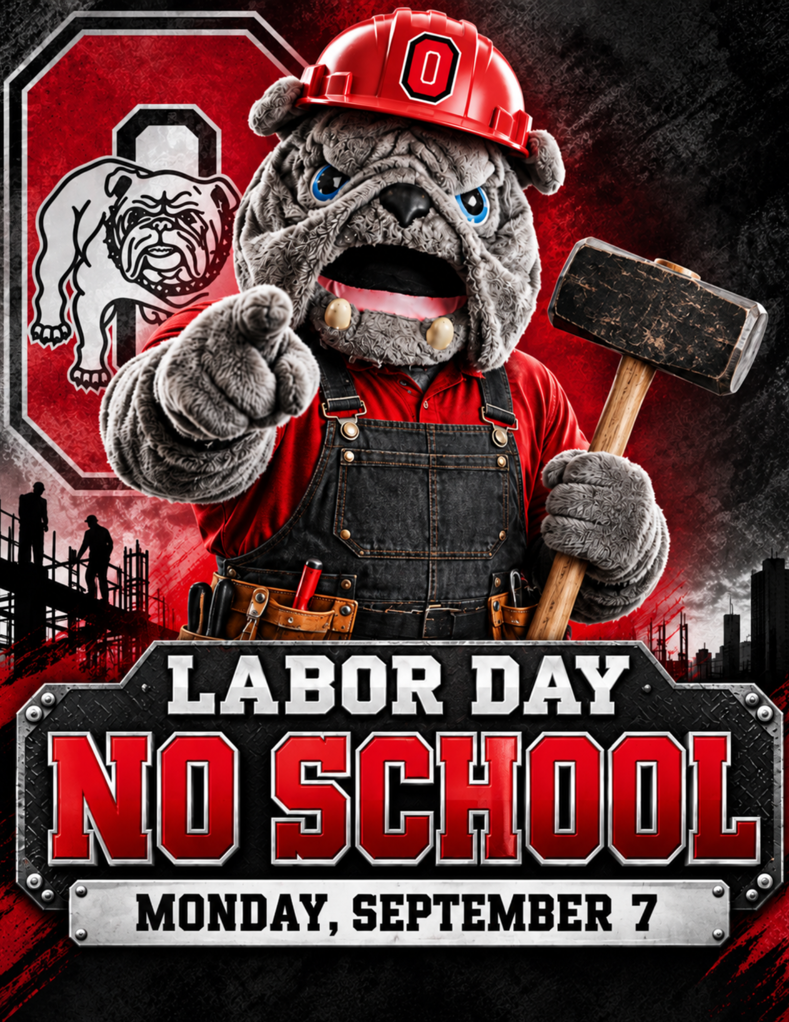 Reminder: No School - Monday, September 7th 