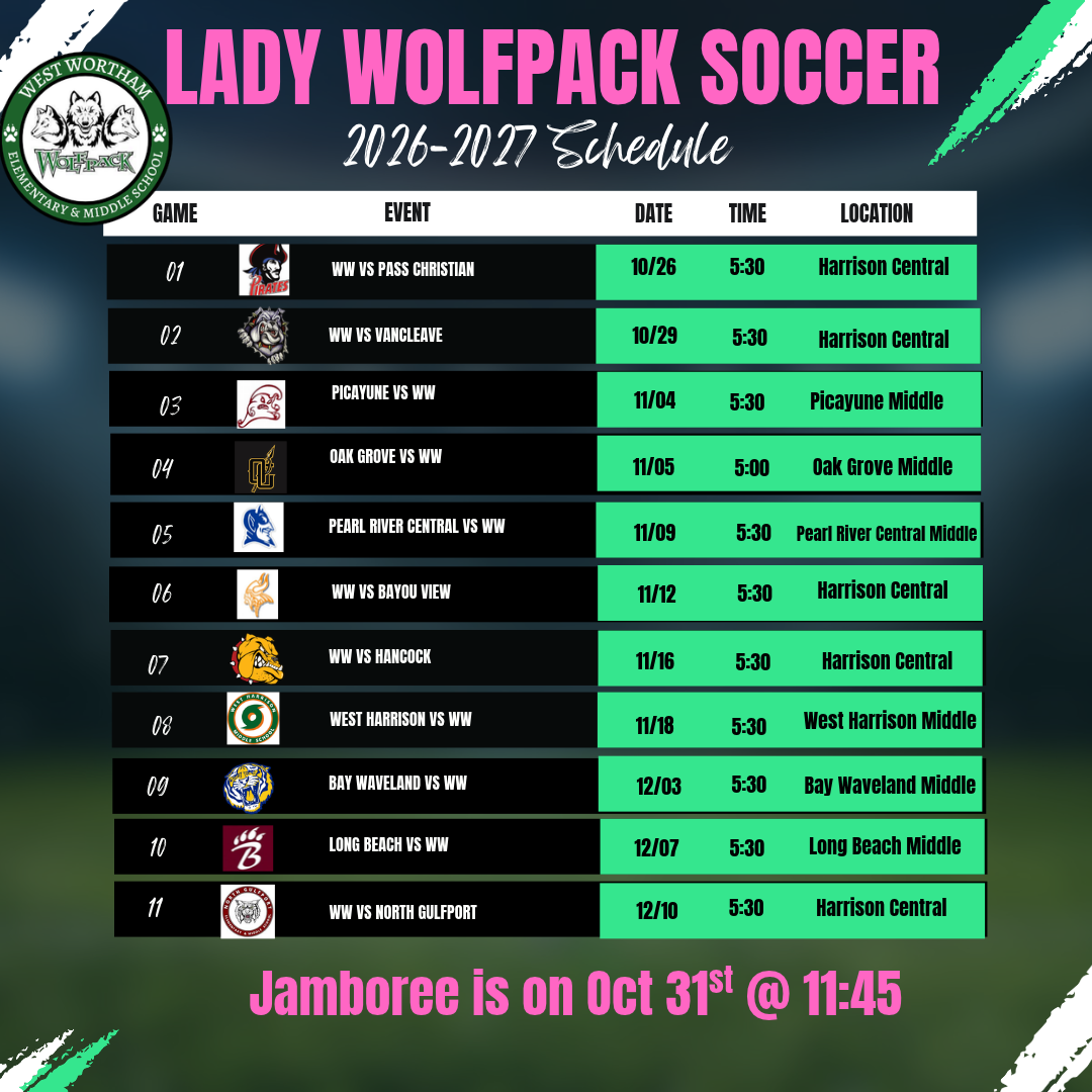 Lady Wolfpack Soccer Schedule