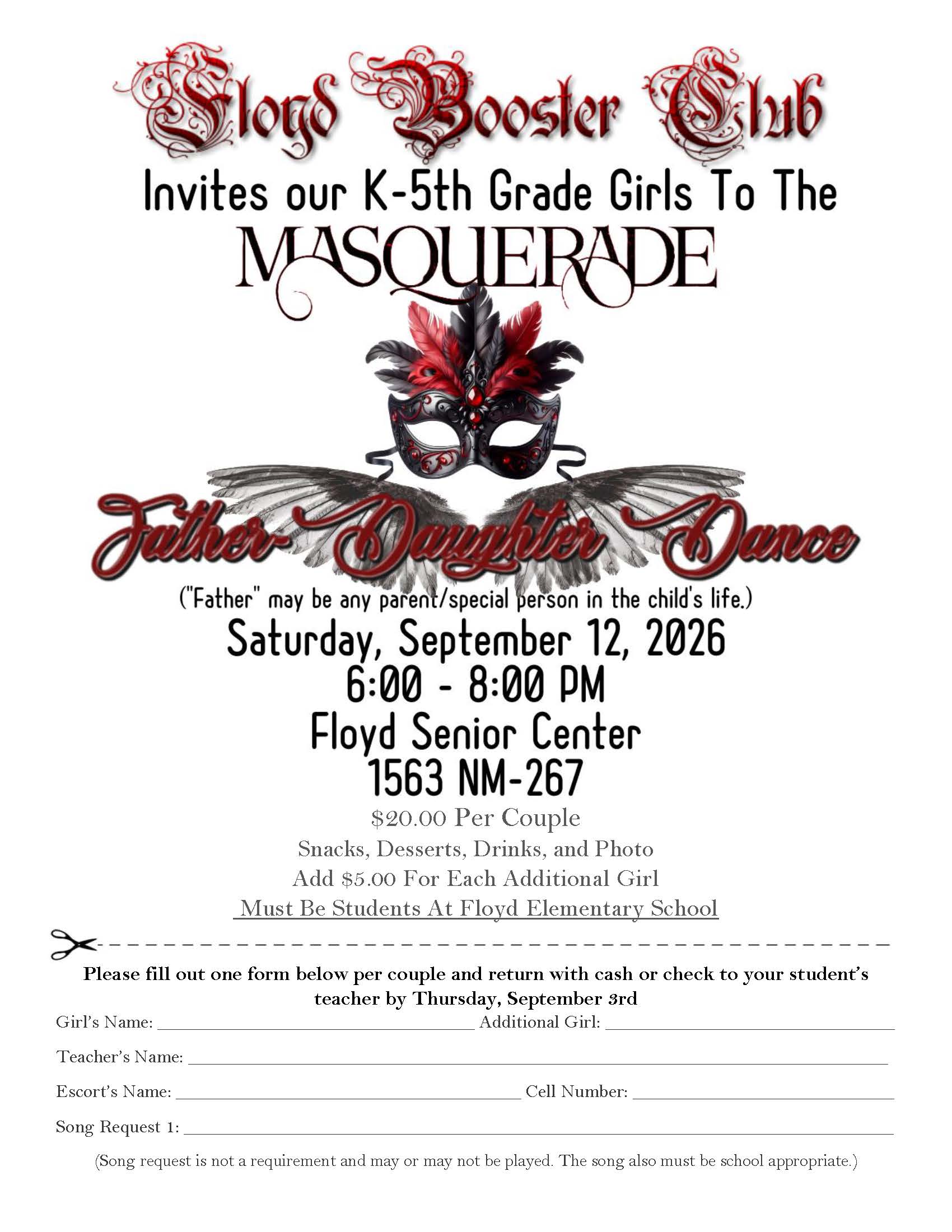Floyd Booster Club Father Daughter Dance