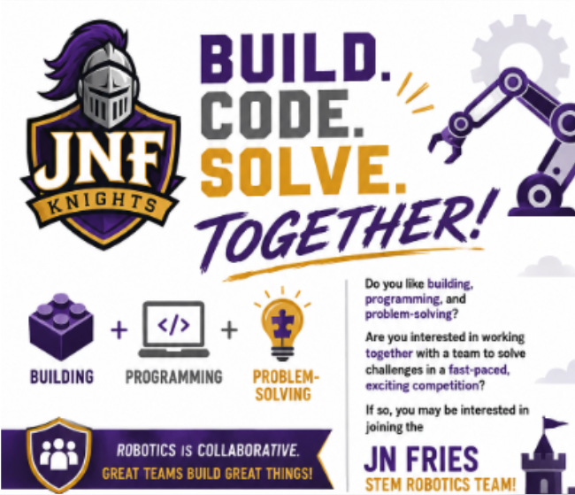LAST CALL: Robotics Tryouts! Deadline August 28th