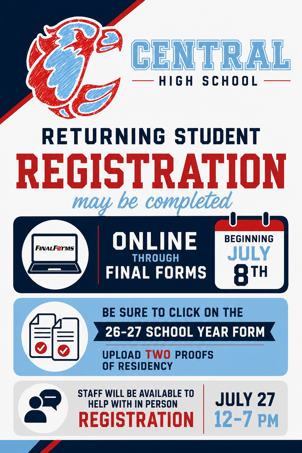 Returning Student Registration