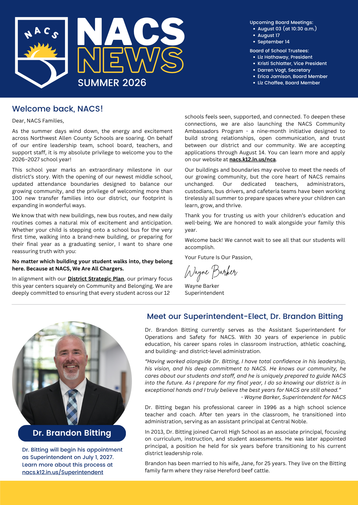 NACS News: Summer 2026 Edition