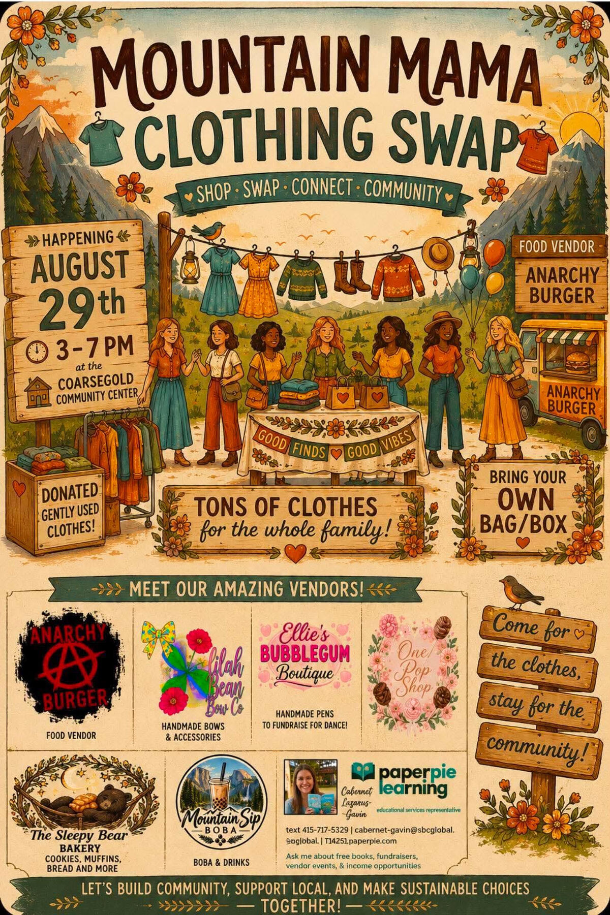 Mountain Mama Clothing Swap