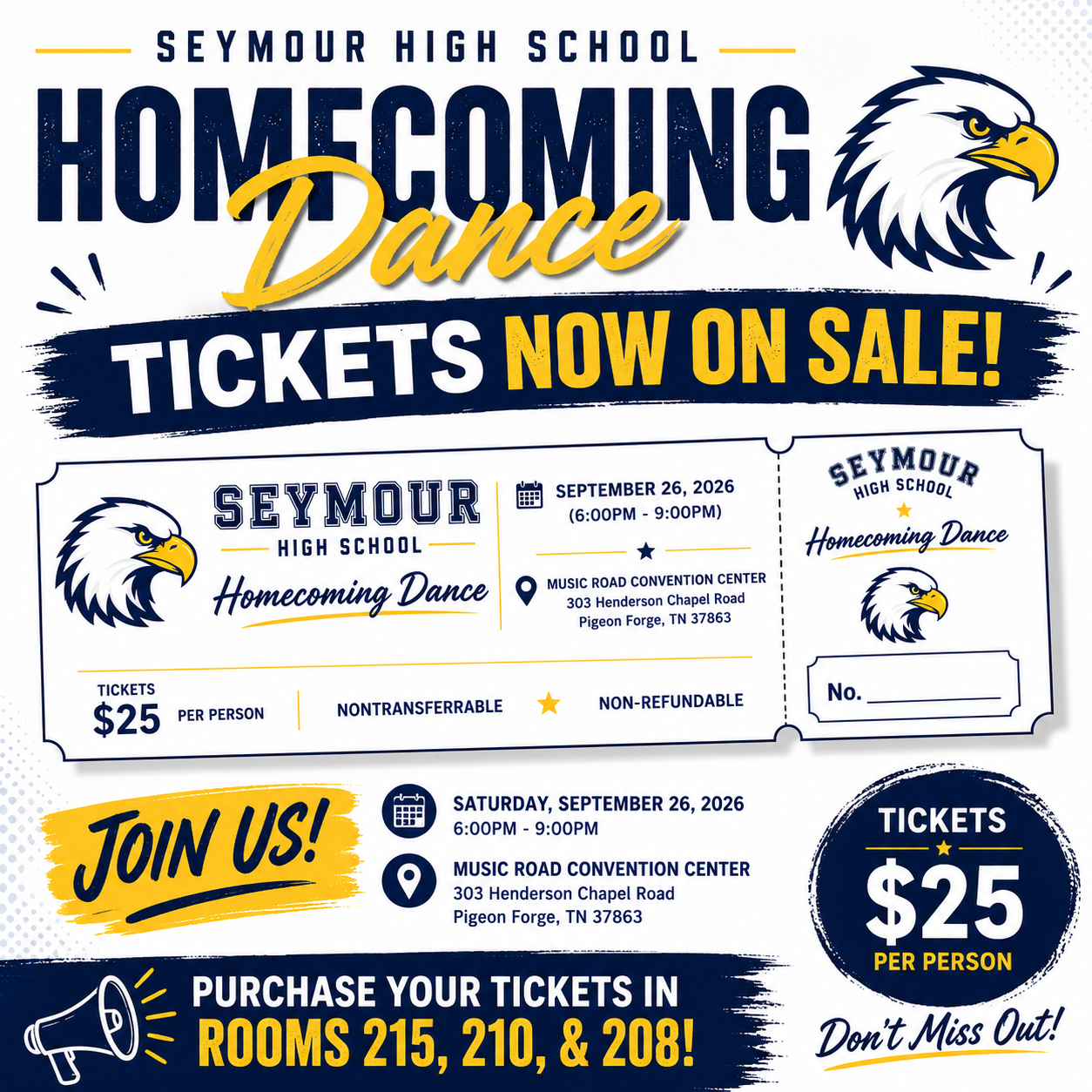 Homecoming Dance: Tickets on sale now!