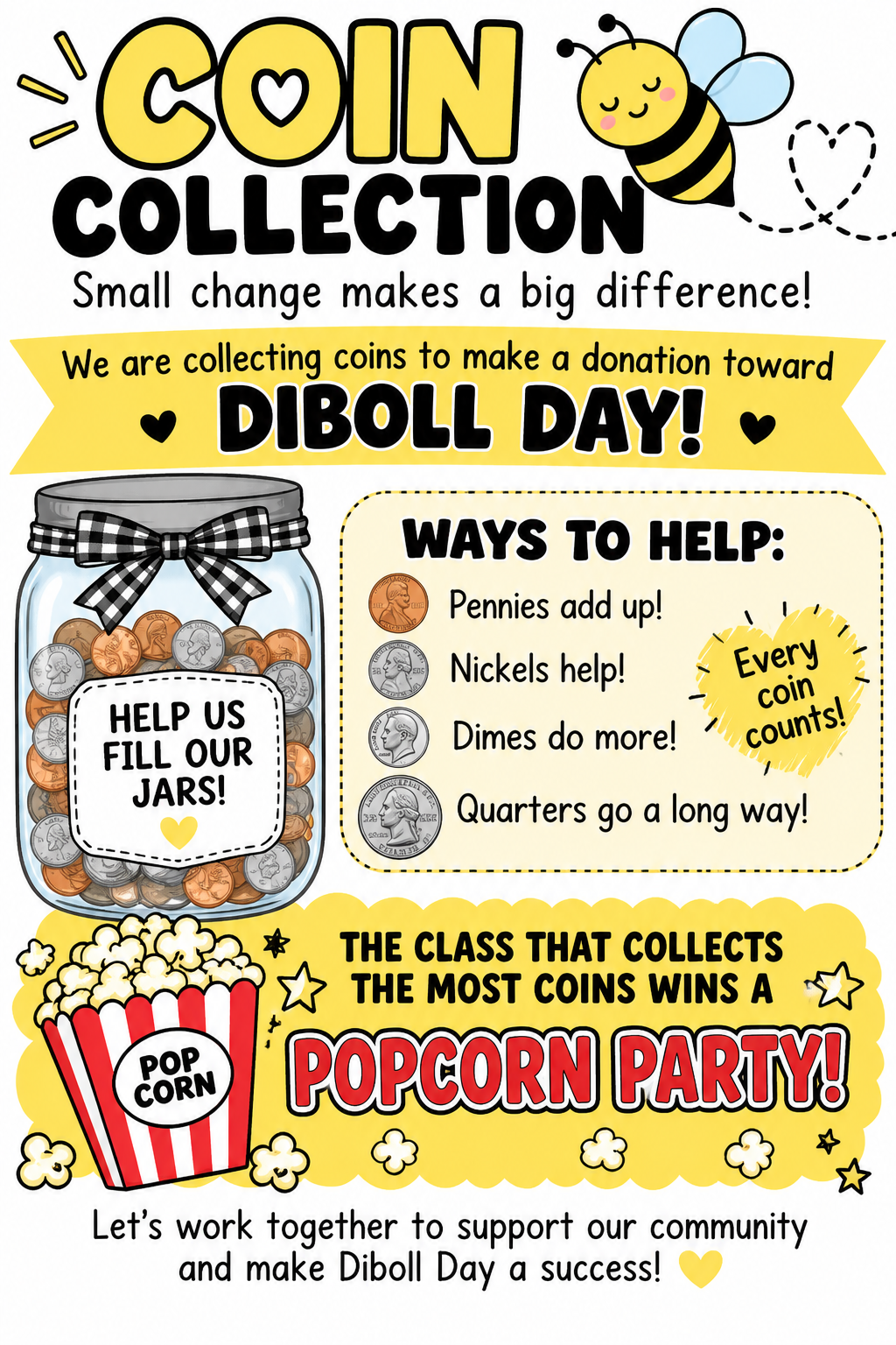 Coin Collection for Diboll Day! 