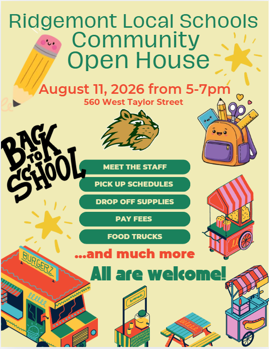 🎉 Open House is Almost Here! 🎉TUESDAY!!! 