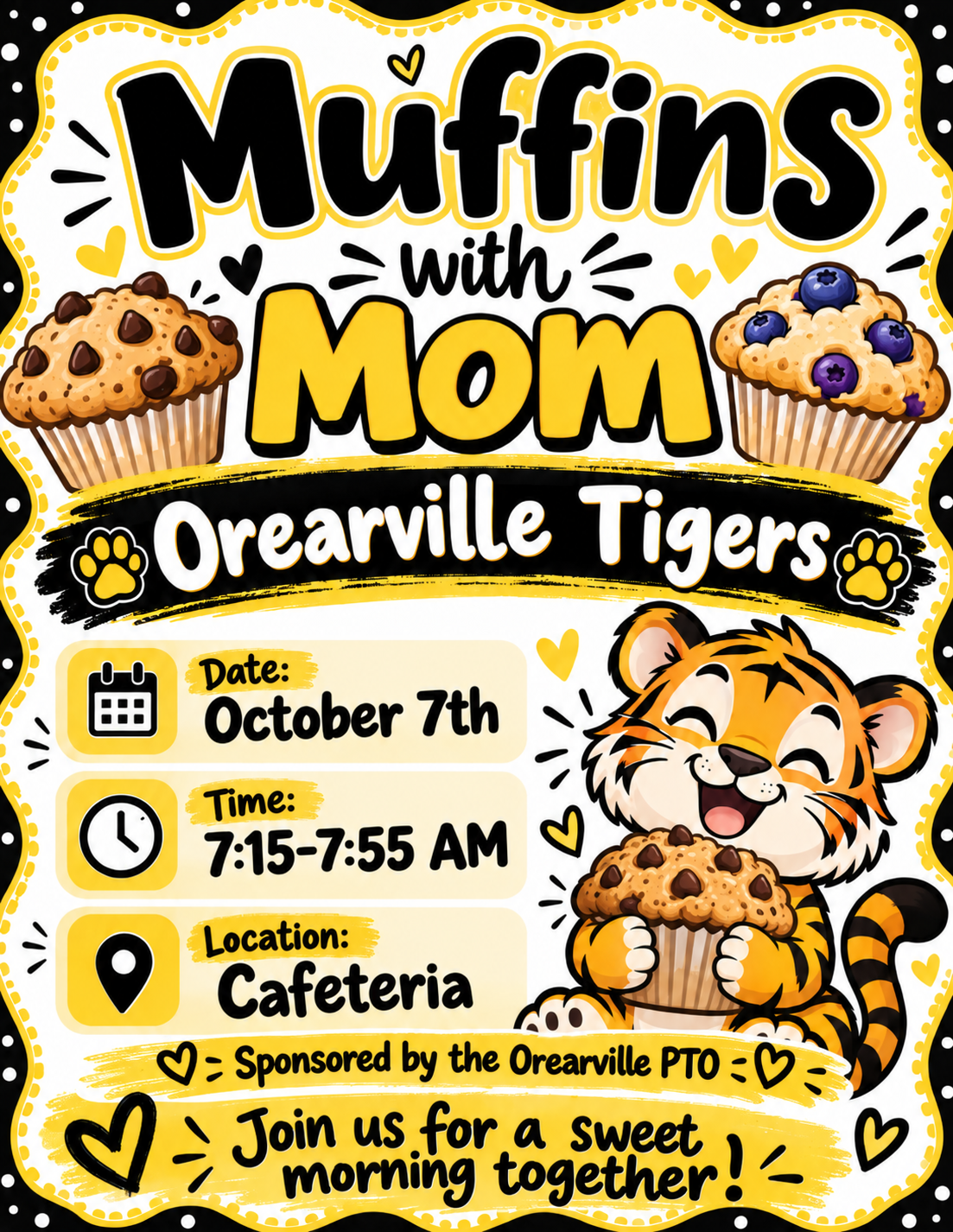 Muffins with Mom 10/7