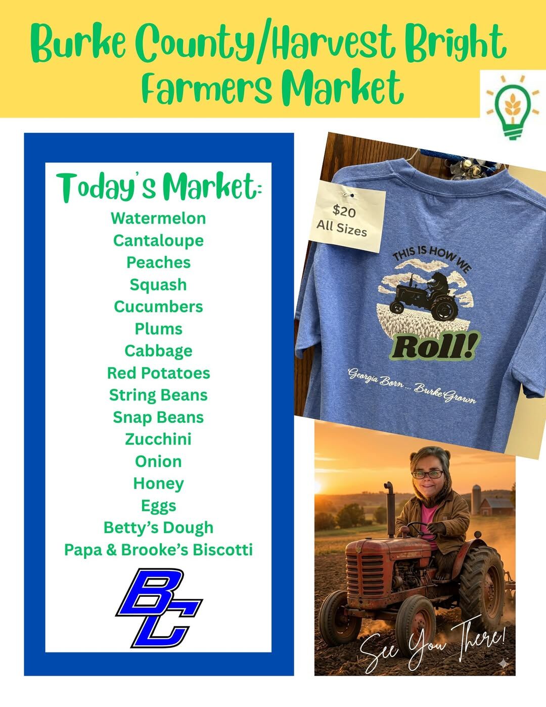 Come see us at our Farmer's Market Today!