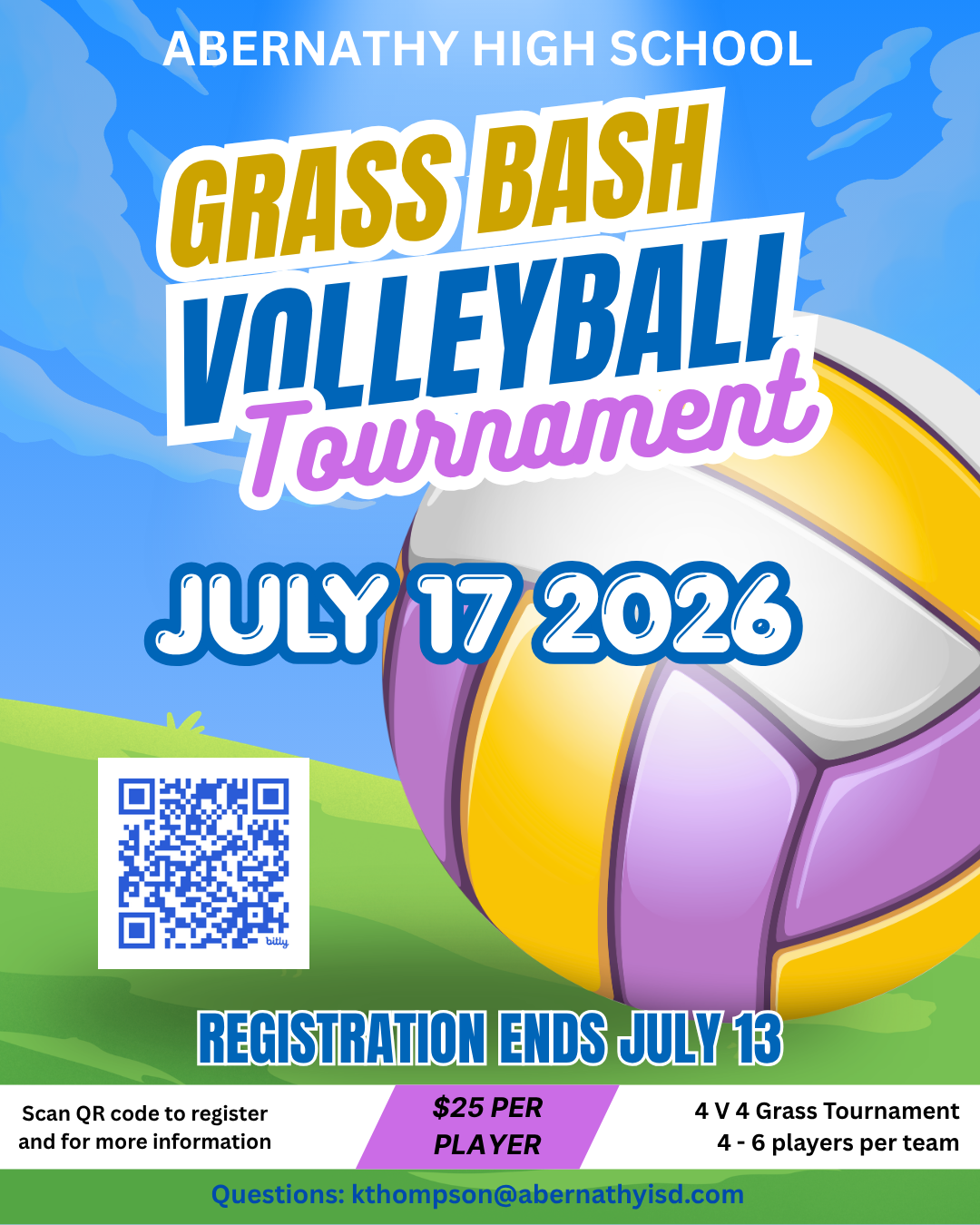 Grass Bash is July 17, 2026!