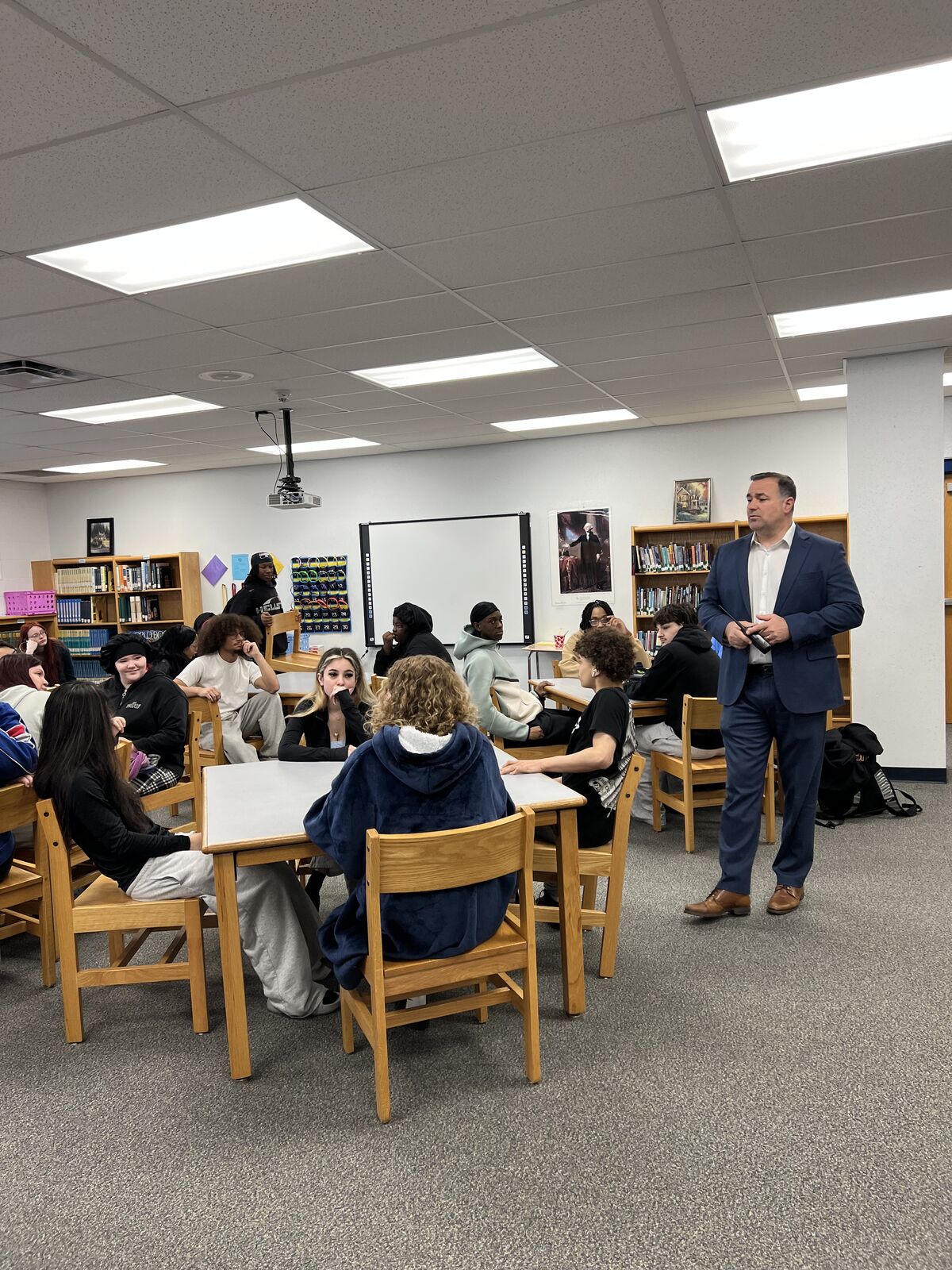 Senior Breakfast & Prom Promise 2026 🐏✨  Our Seniors had a busy and meaningful week leading up to tonight’s Prom! 💃🕺  ☀️ This Morning: We kicked off Prom Day with the Senior Breakfast! From puzzles and board games to movies and great food, it was the perfect way for the class to relax together before the big dance. 🍳🧩  🛡️ On Wednesday: Our SADD chapter hosted the annual Prom Promise. We were honored to welcome Marianne Angelillo, who shared a powerful and heart-wrenching message about the dangers of risky behaviors and the impact of high-speed crashes. We encourage all our students to carry her message with them tonight. 🤍  Check out the photos from both events below! 📸👇