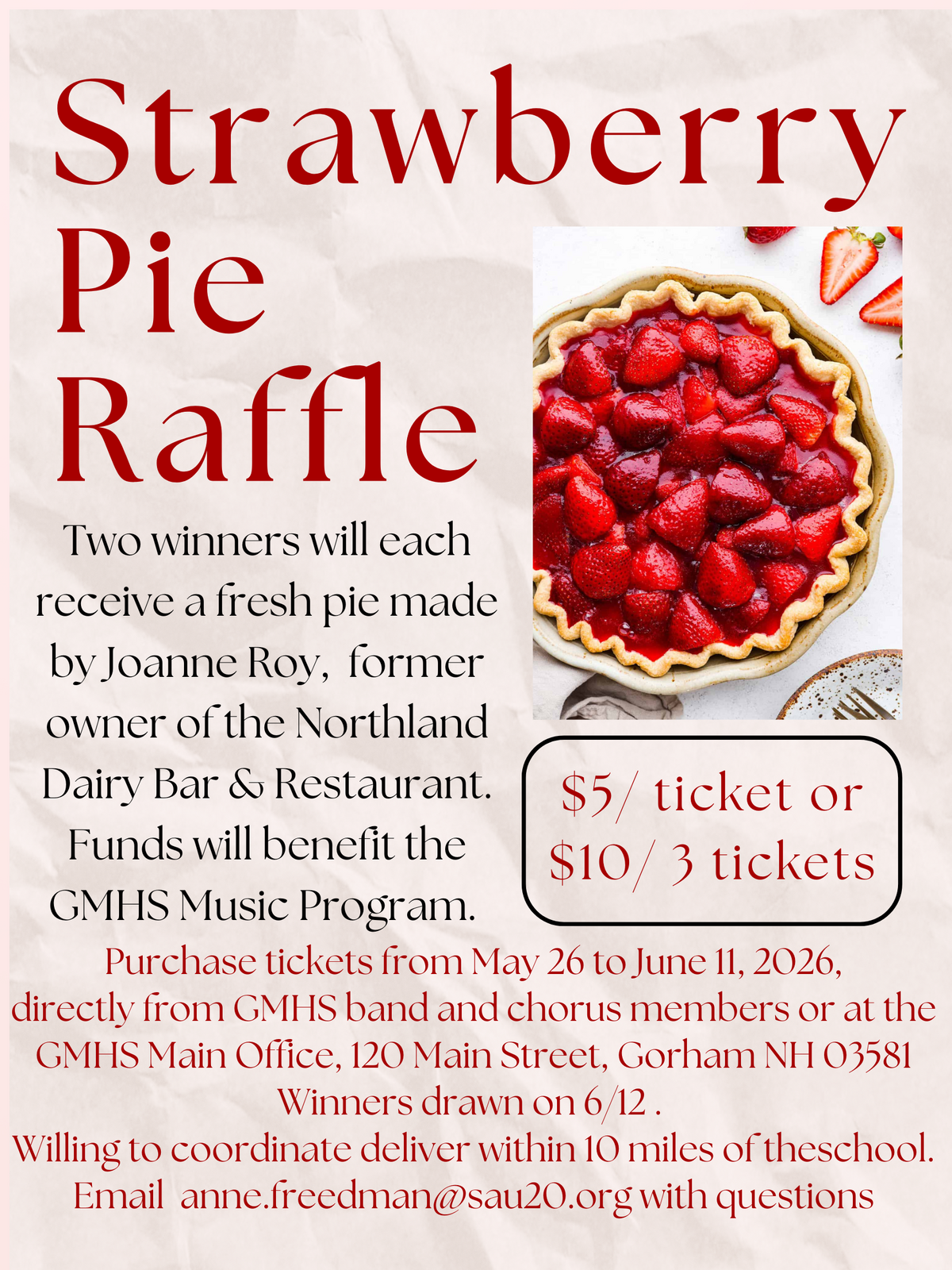 🍓 Strawberry Pie Raffle 🍓