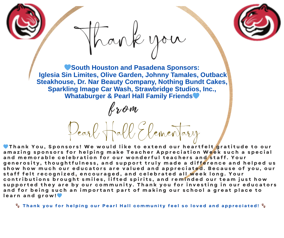 💙✨ Teacher Appreciation: Thank You, Sponsors! ✨💙