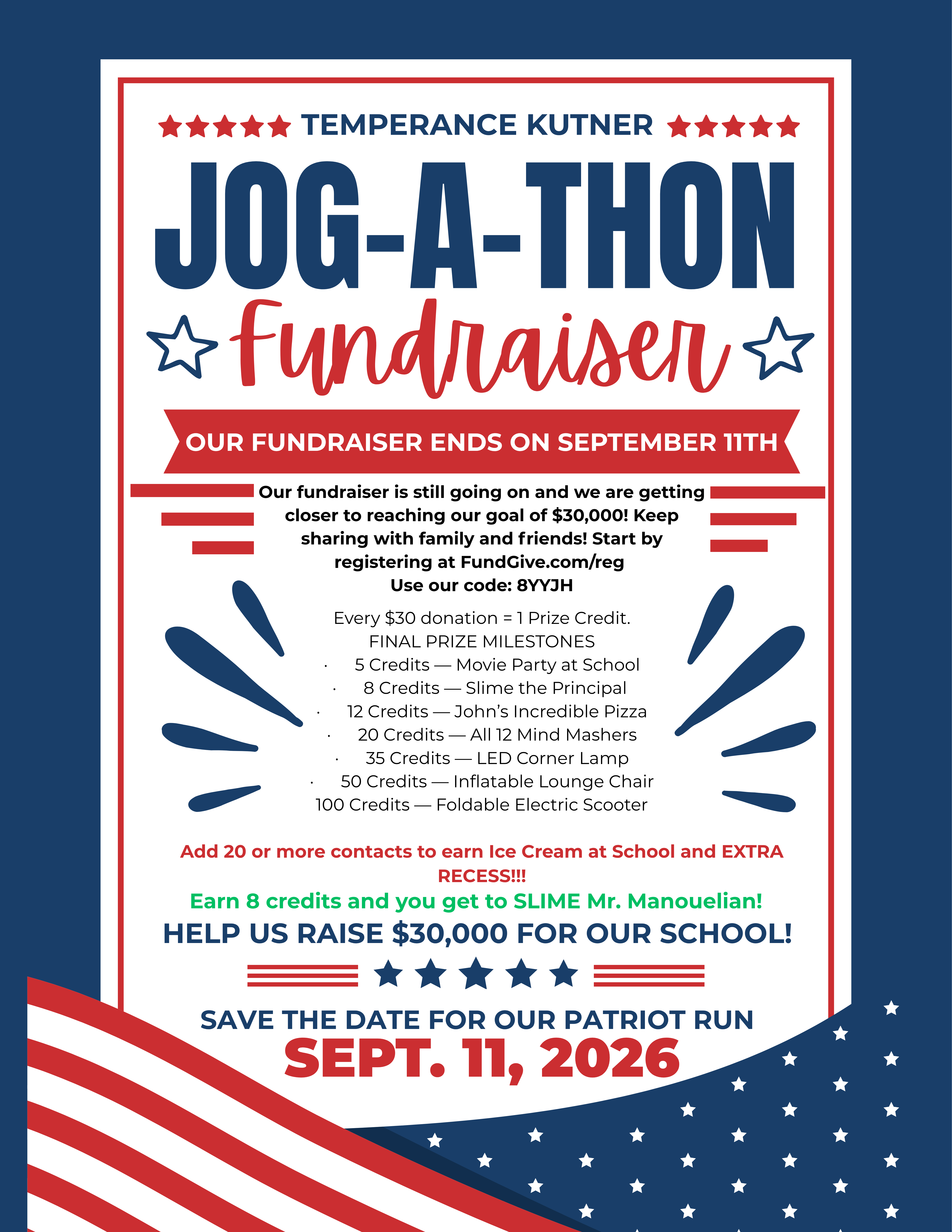 Jog-a-Thon Update!