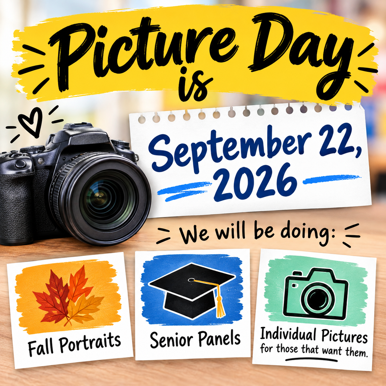 Picture Day Reminder
