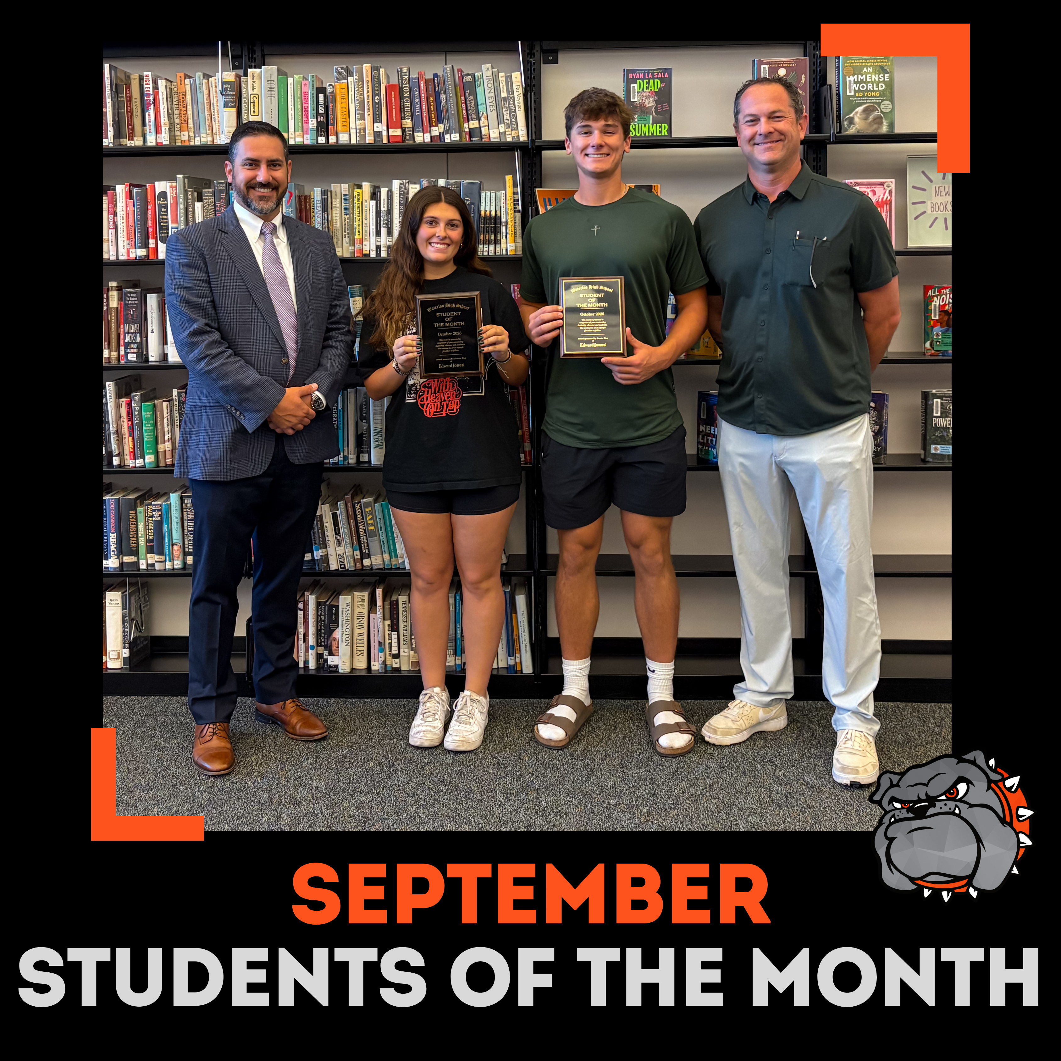Congratulations to the September Staff & Students of the Month!