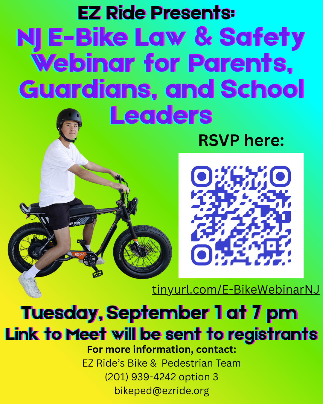 E-Bike Safety Webinar for Parents and Students