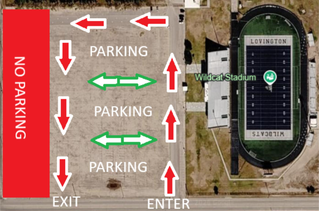 parking lot map