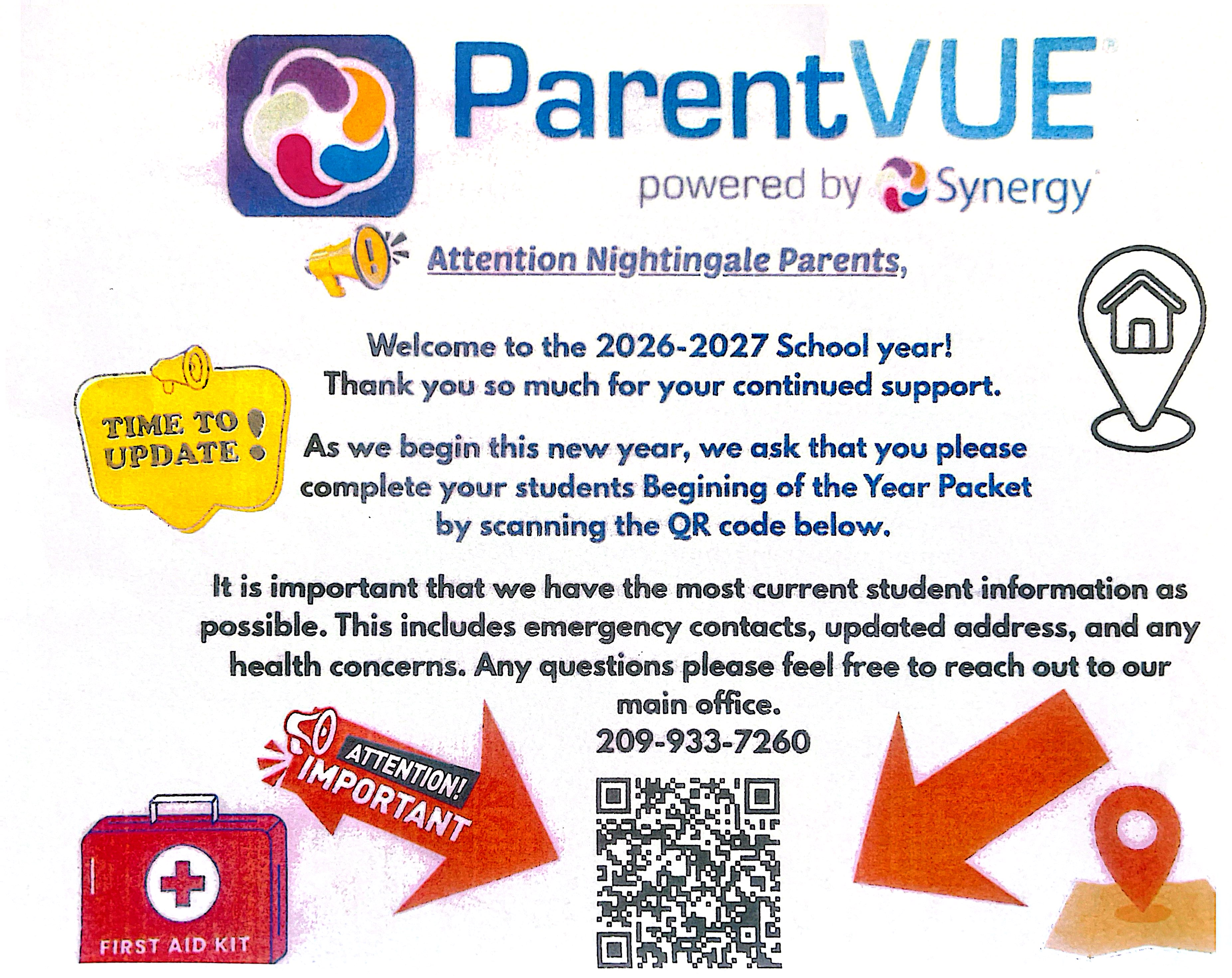 Attention Nightingale Parents: ParentVUE - Synergy