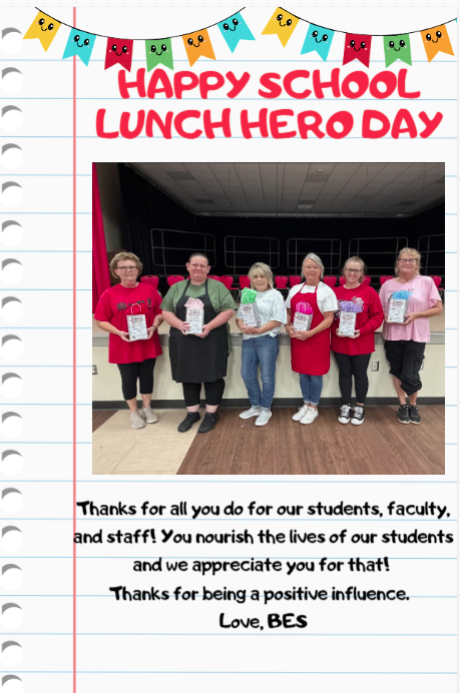 Happy School Lunch Hero Day!!!