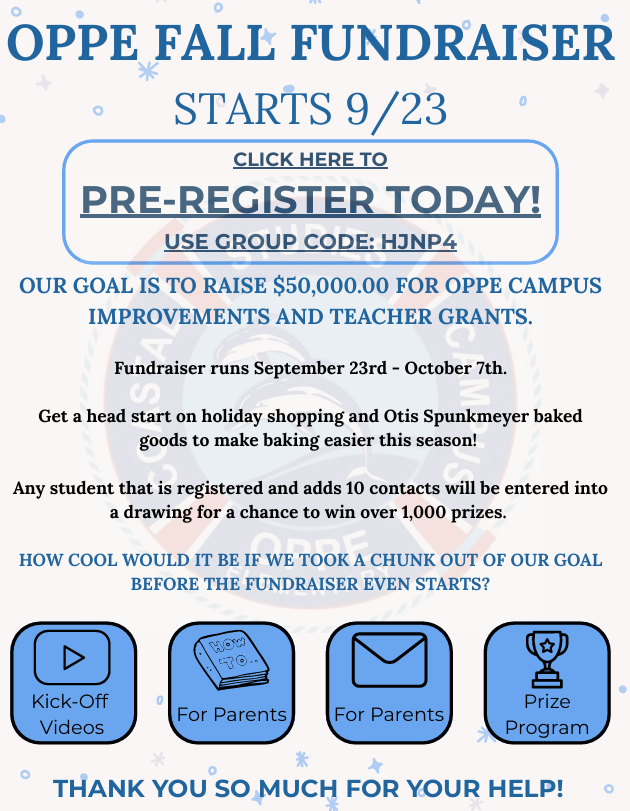 Oppe Fall Fundraiser