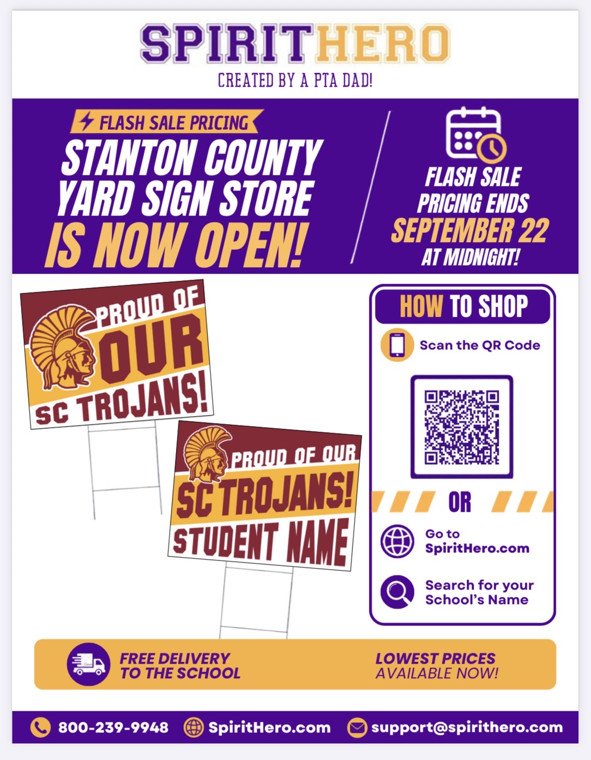 Signs are in!