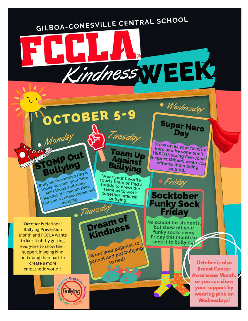 FCCLA Kindness Week: October 5-9