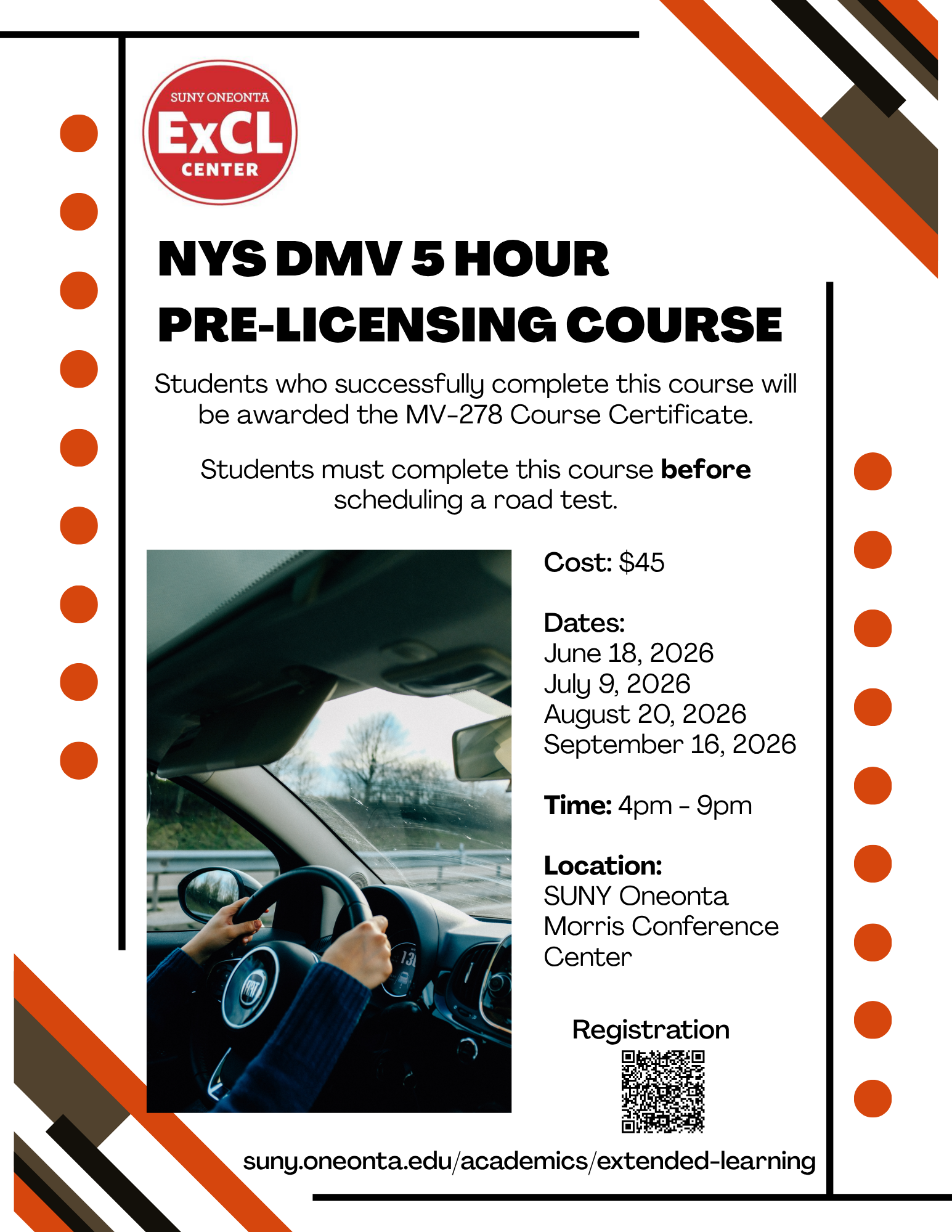 NYS DMV 5 Hour Pre-Licensing Course: SUNY Oneonta
