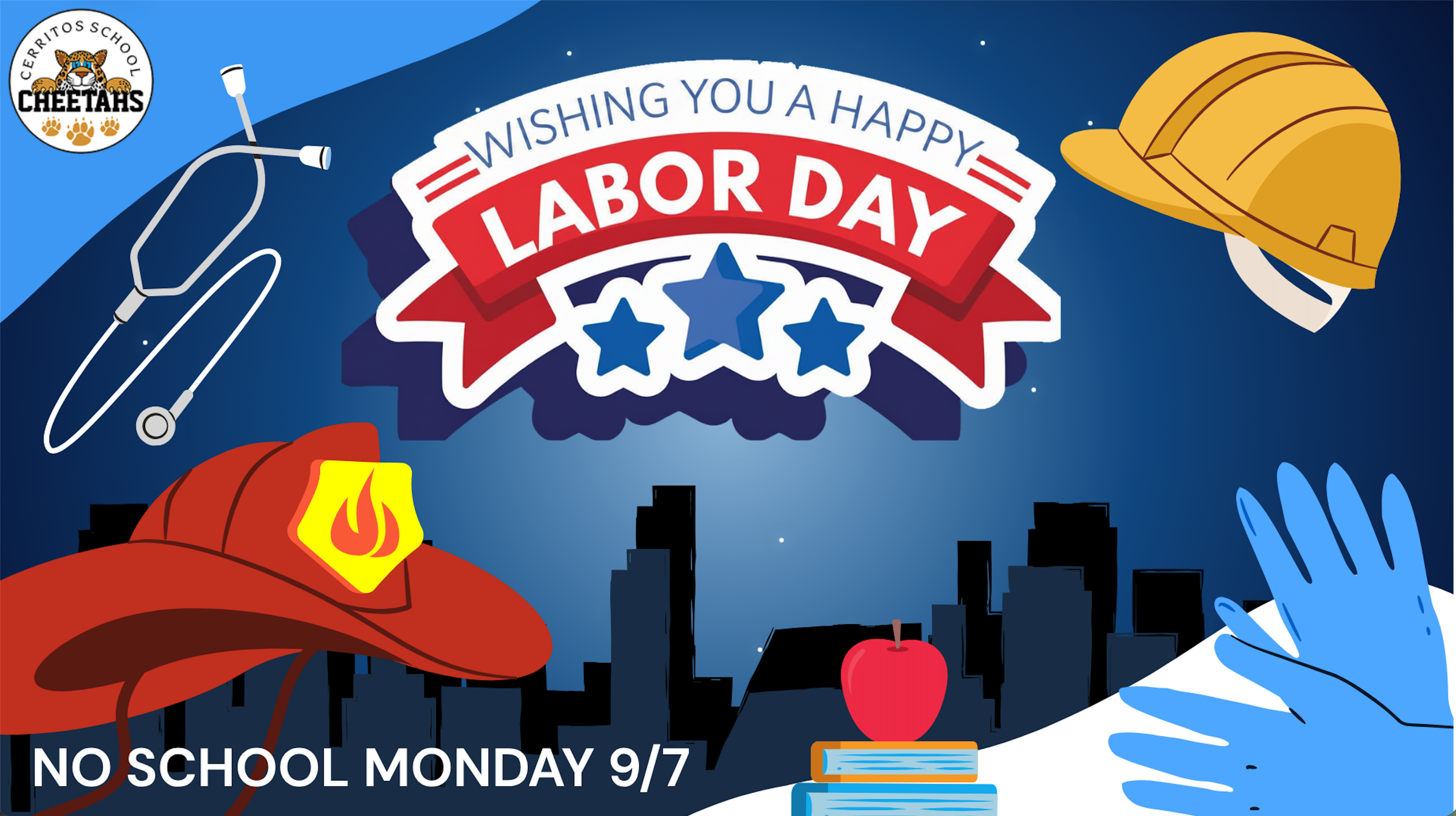 No School on Labor Day - Monday, September 7th