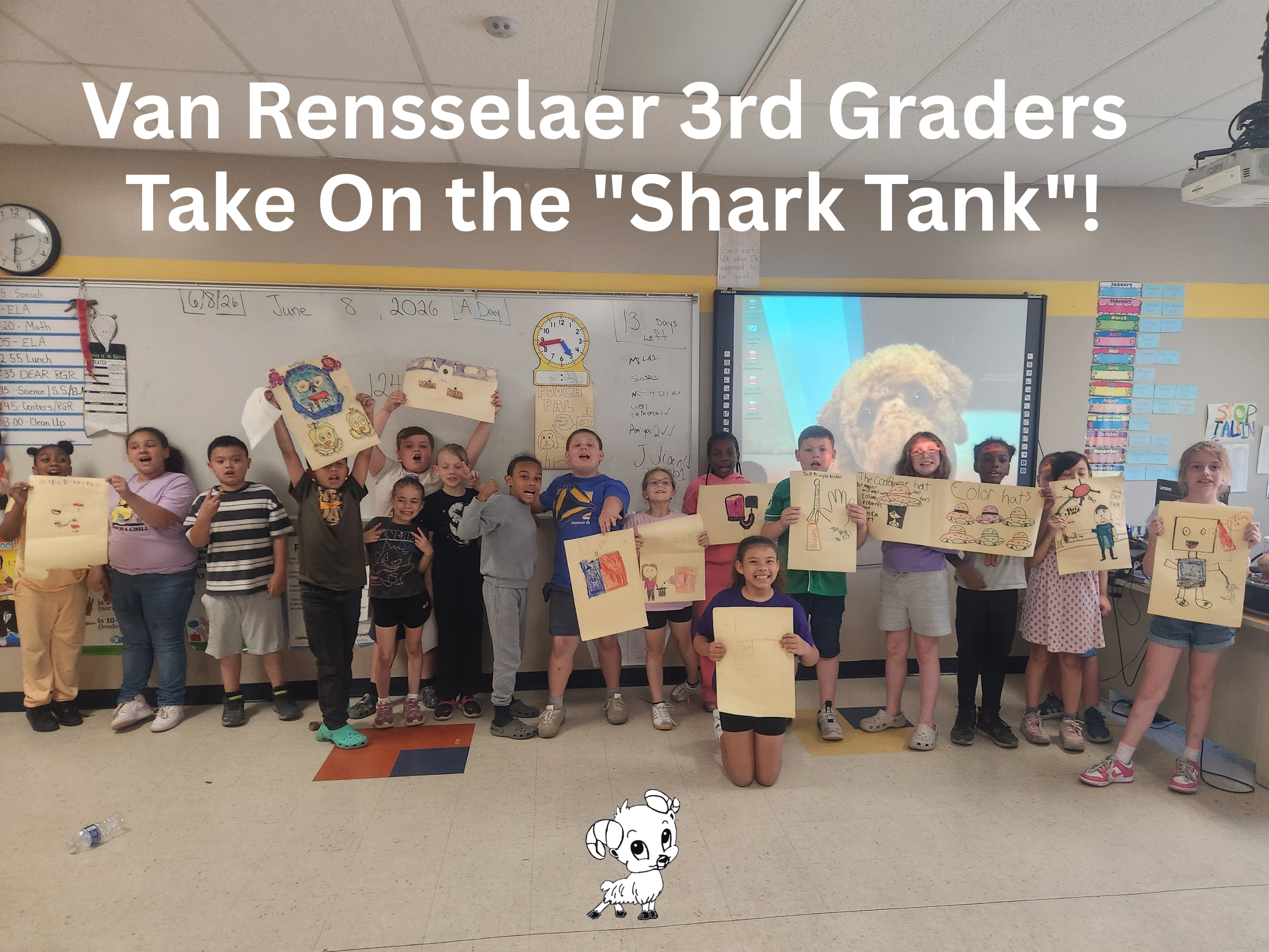 Mr. Nunziato’s 3rd-Grade Class Hosts Innovative "Shark Tank" Presentations
