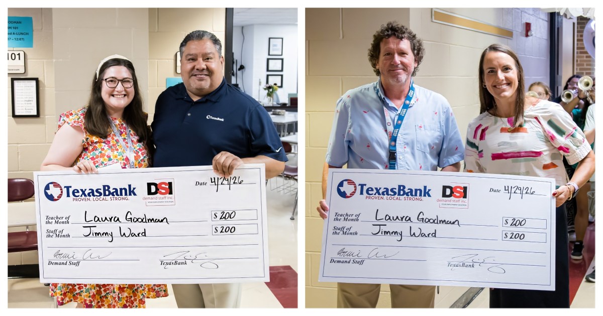 BHS Recognizes Teacher and Staff Member of the Month