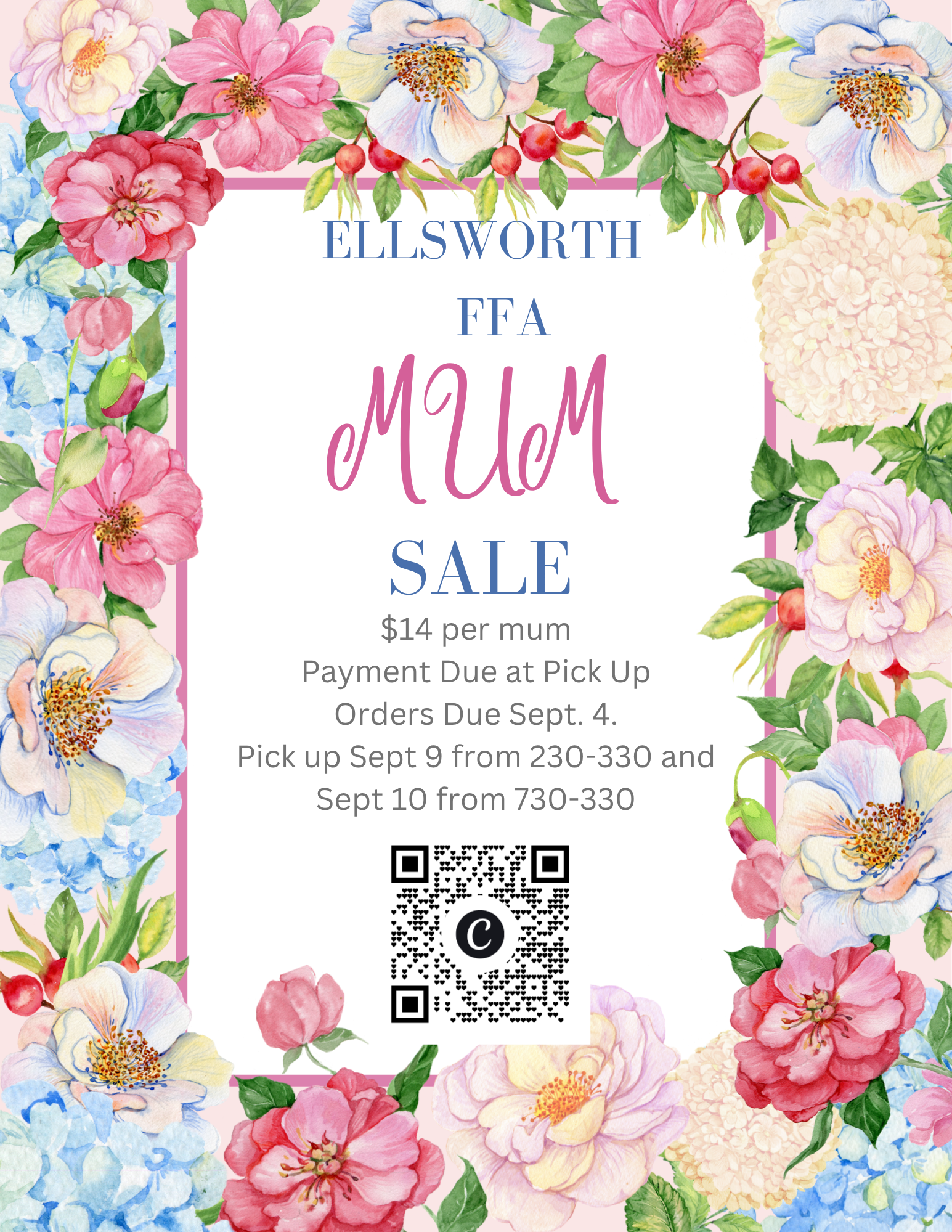 Last Week to order Mums!