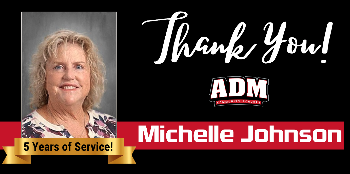 Michelle Johnson ~ 5 Years of Service!