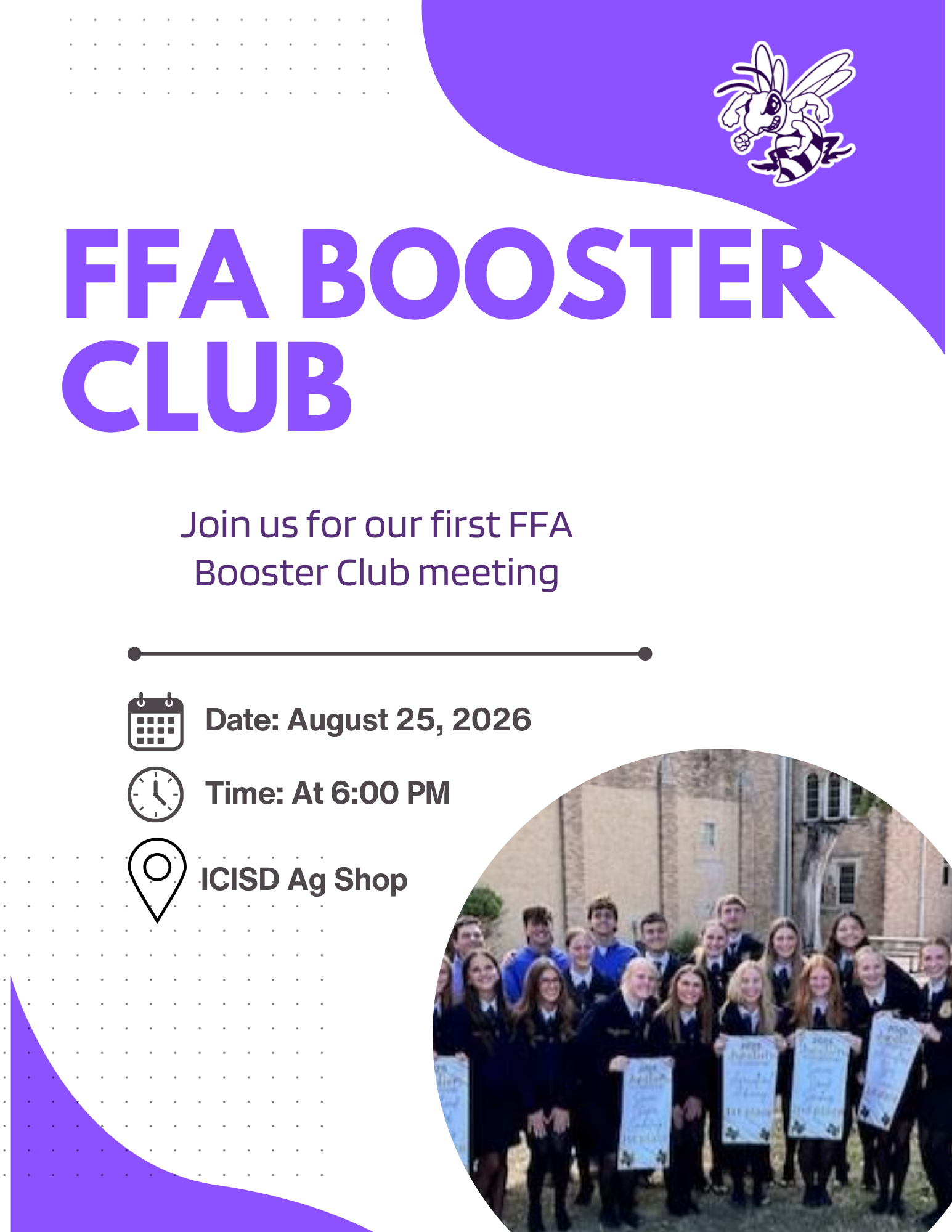 FFA Booster Meeting