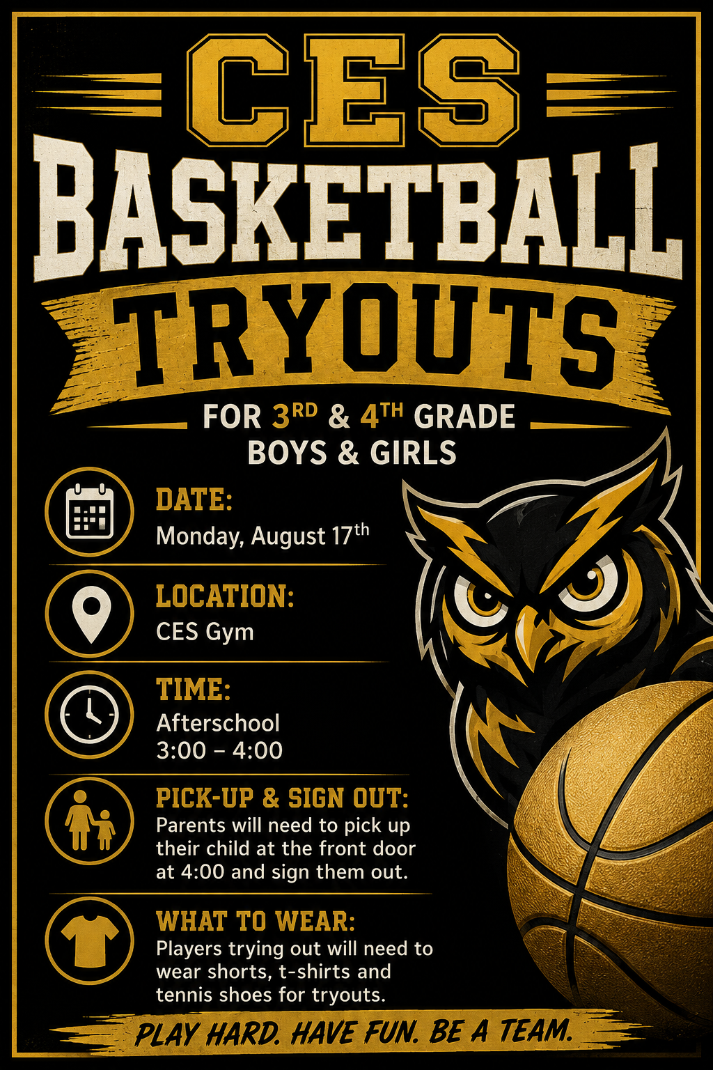 2026 Basketball Tryouts