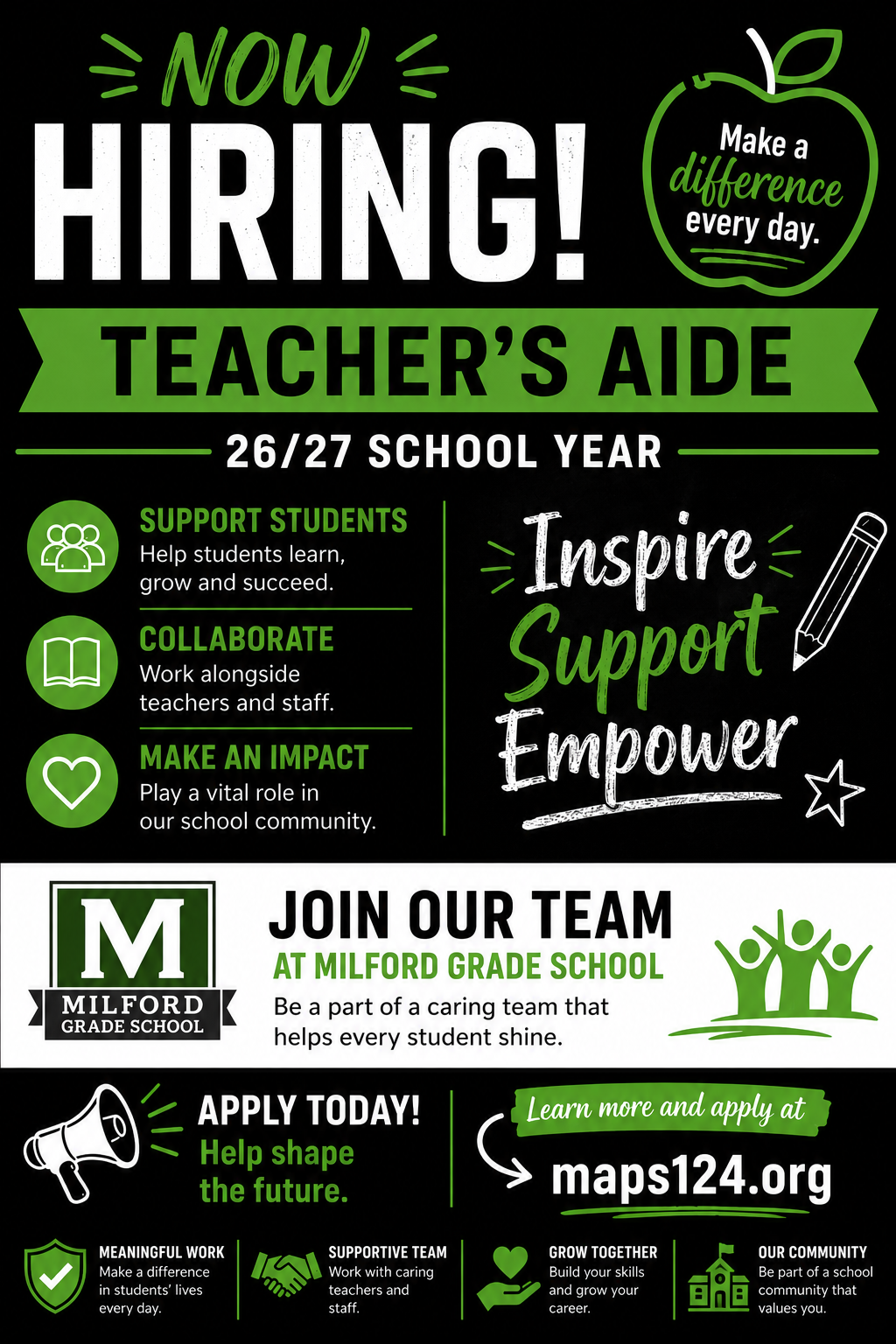 Teacher's Aide Position 