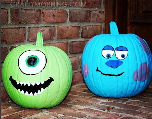 decorated pumpkins