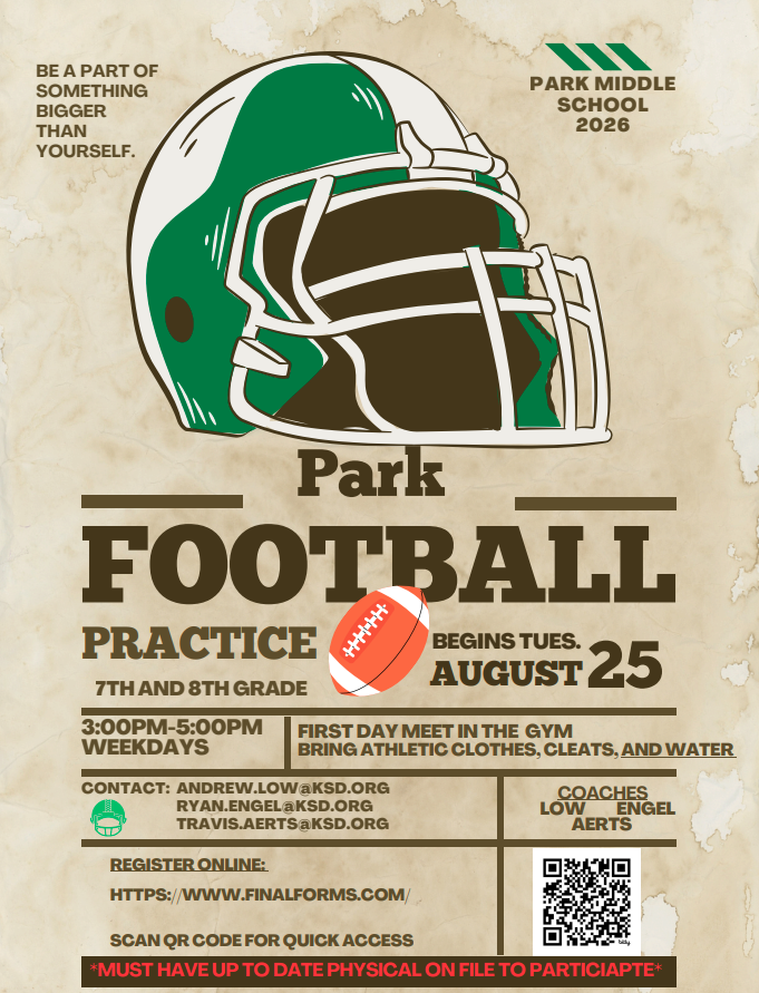 Fall Football Starts August 25th