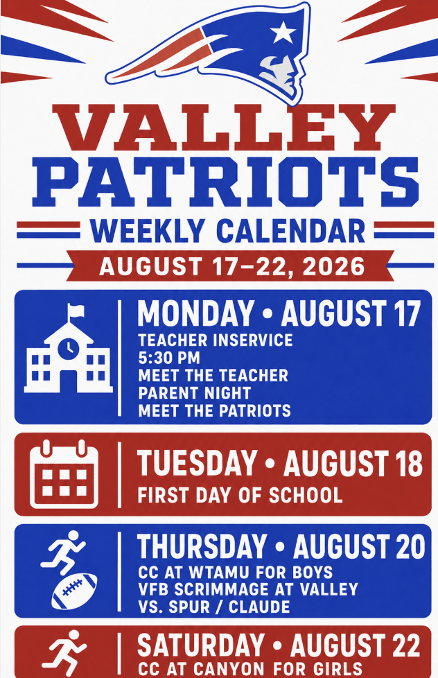 Weekly Schedule