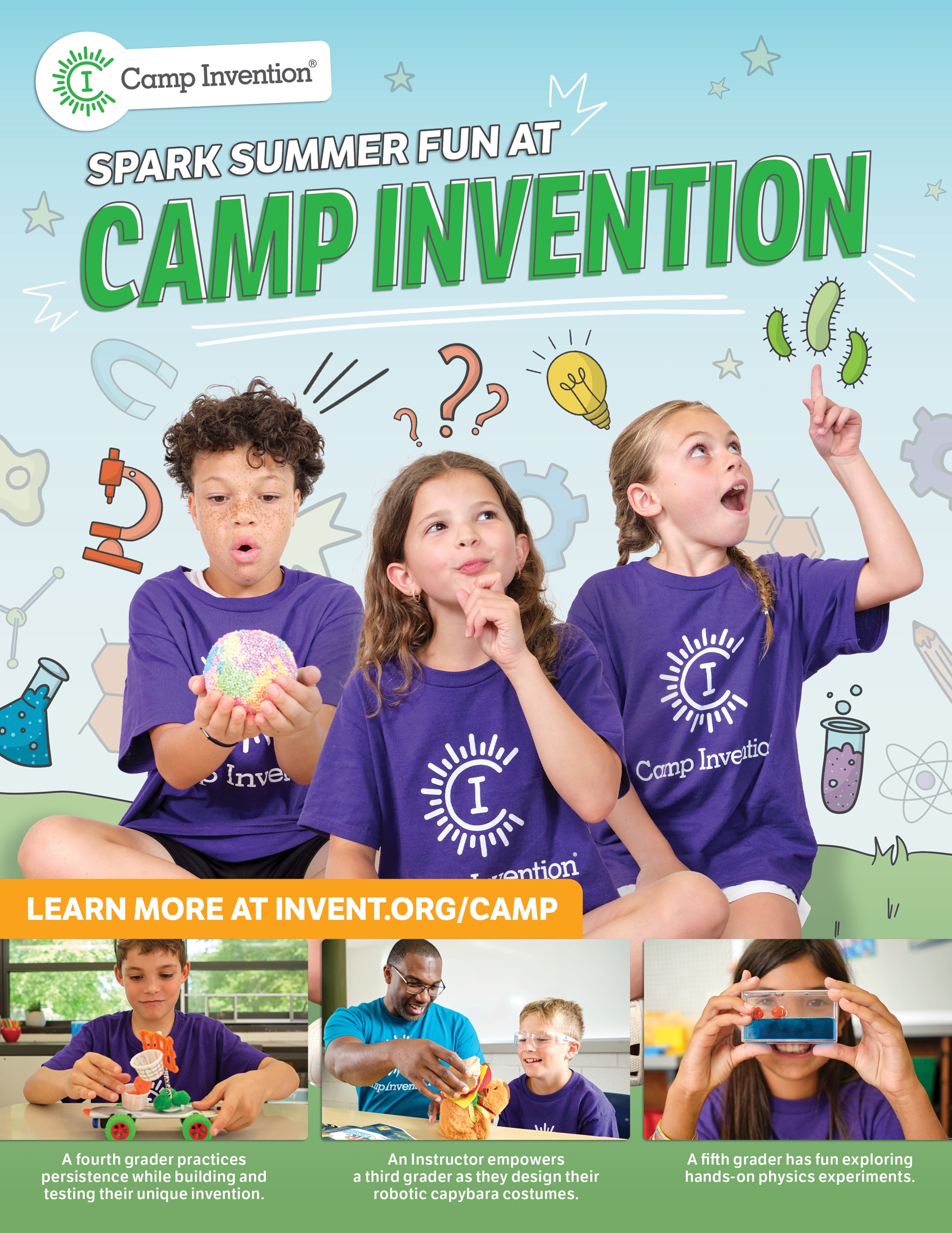 More Scholarships Available for Camp Invention!