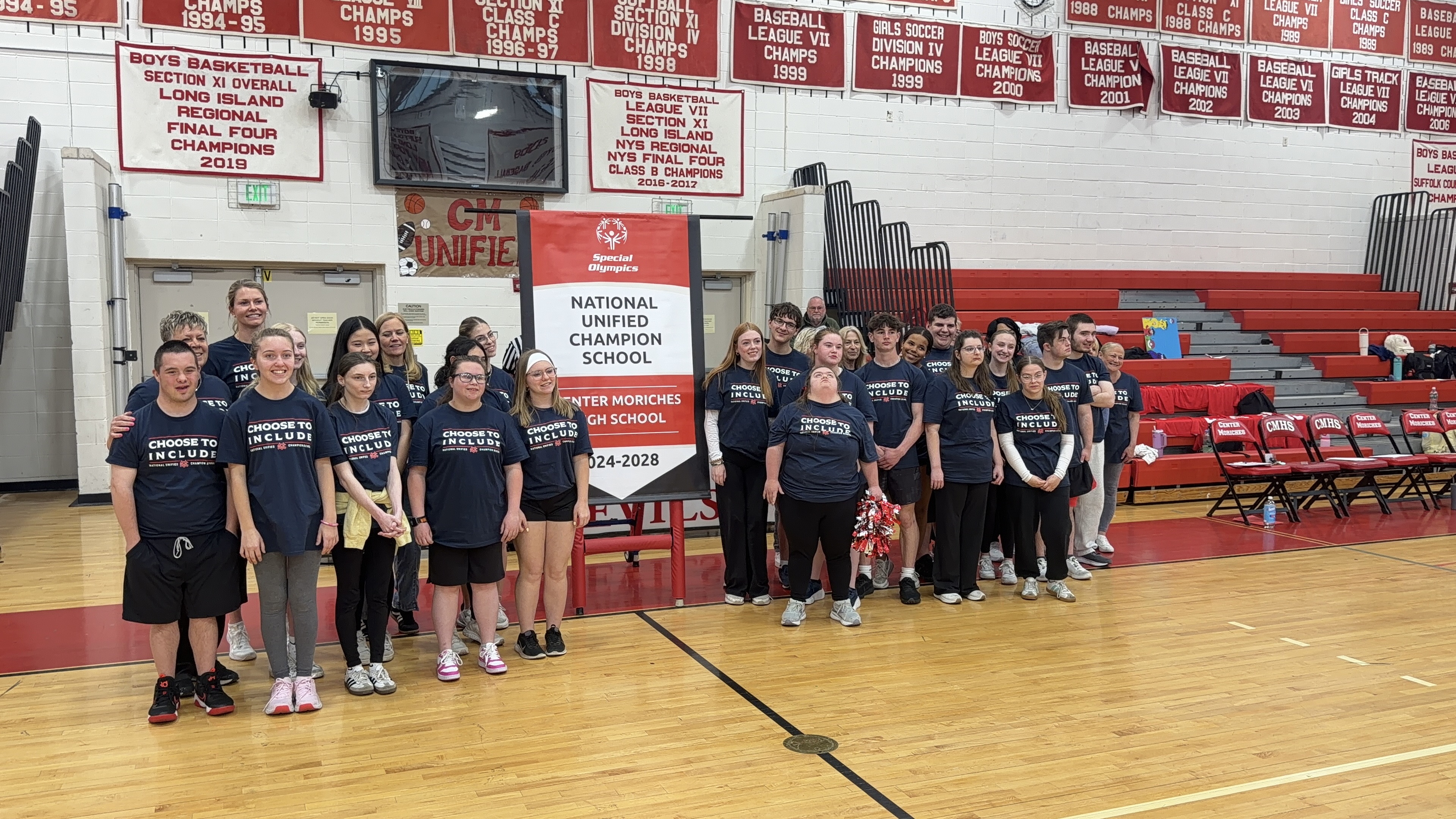 Center Moriches High School Recognized as Unified Champion School