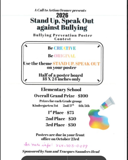 Bullying poster contest