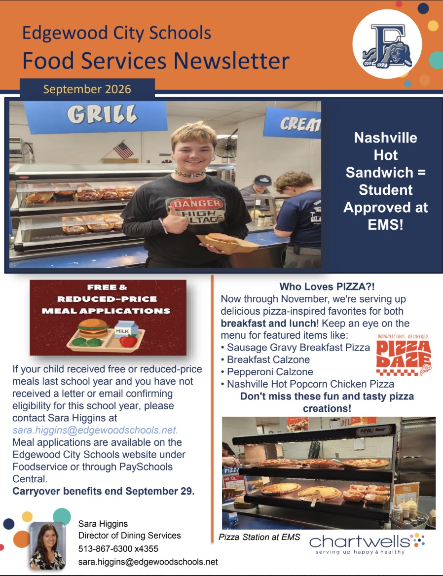 EHS Food Service Newsletter